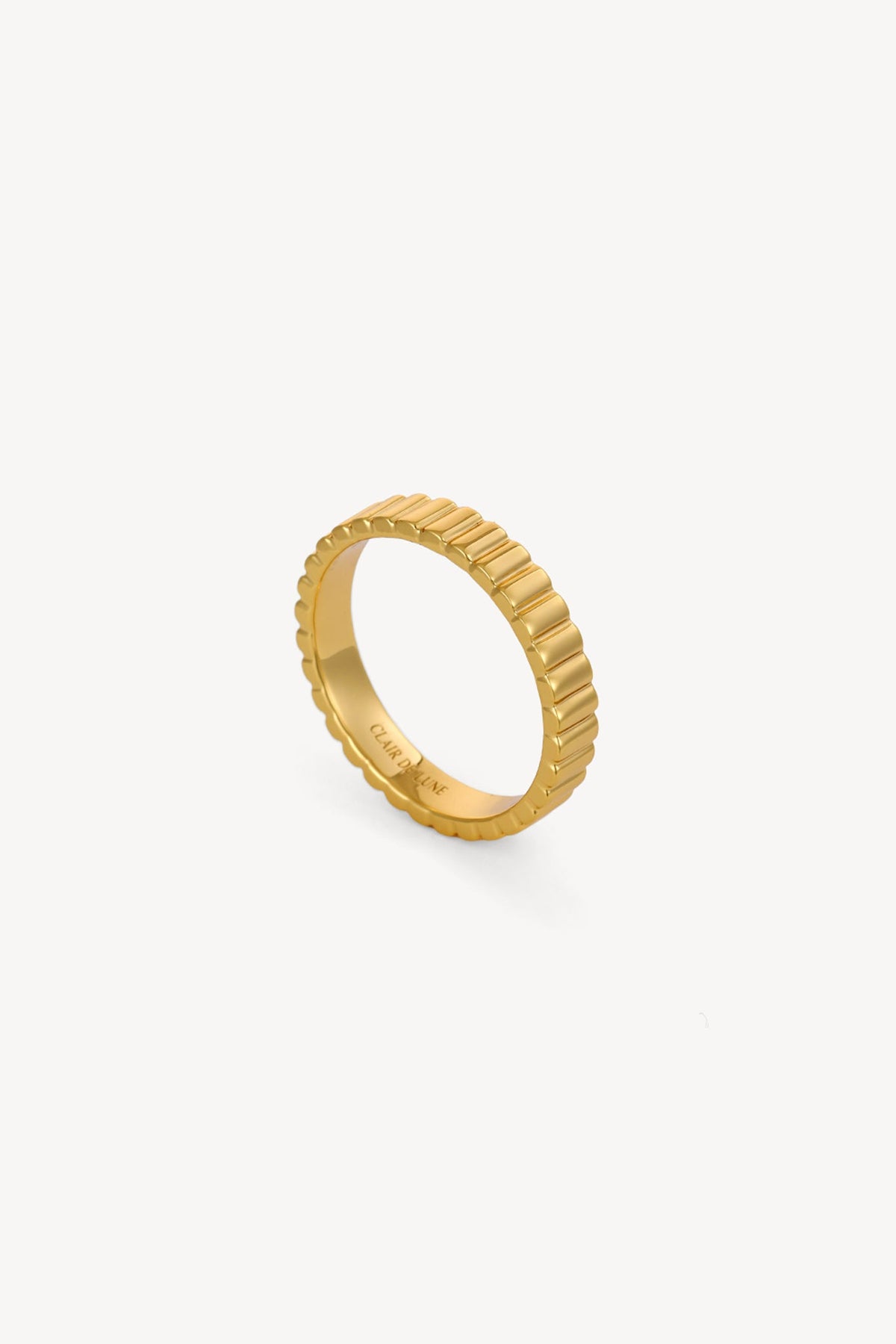 Axis Band Gold – Men's Rings at Clair de Lune