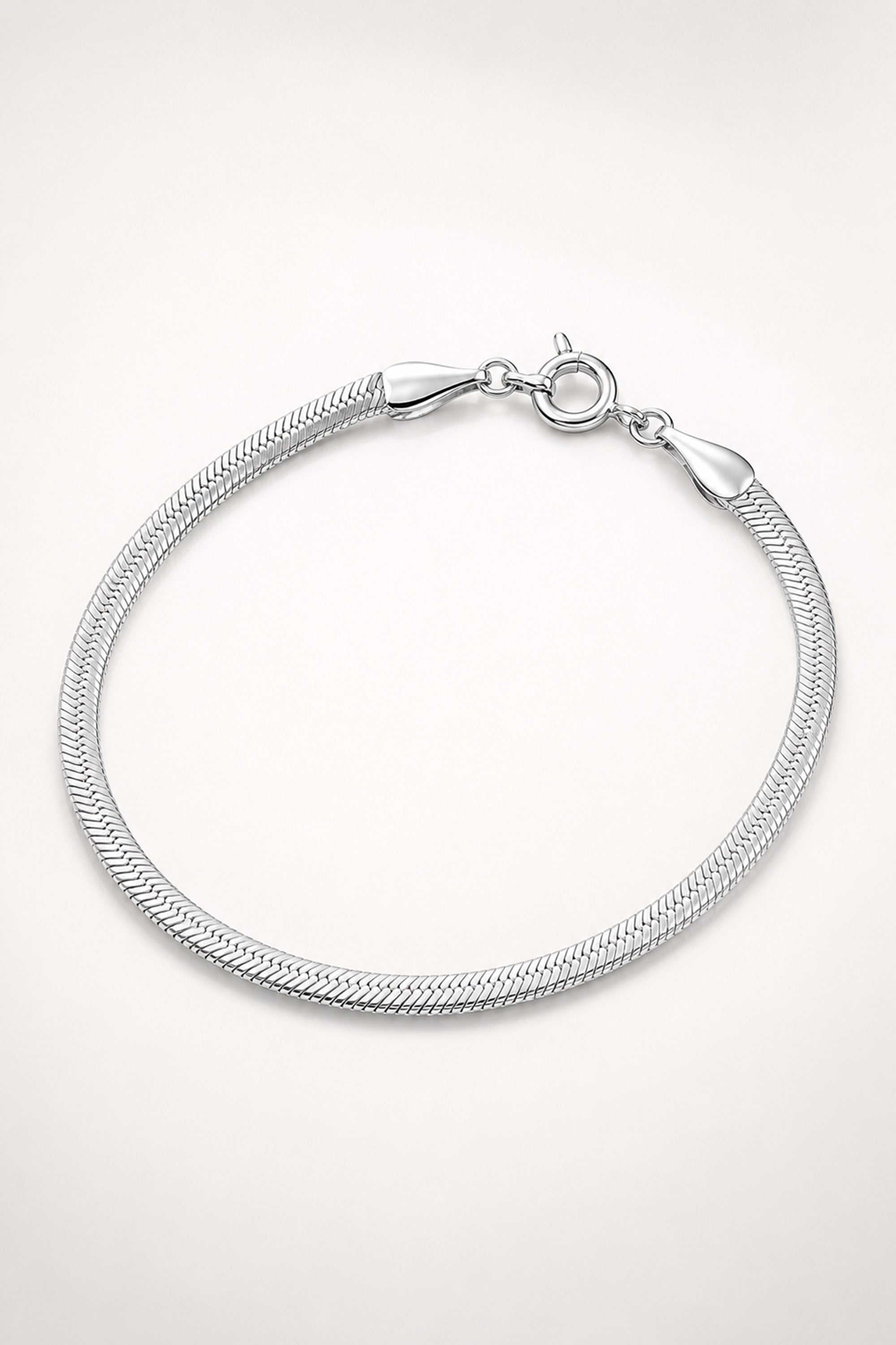Herringbone Bracelet Silver