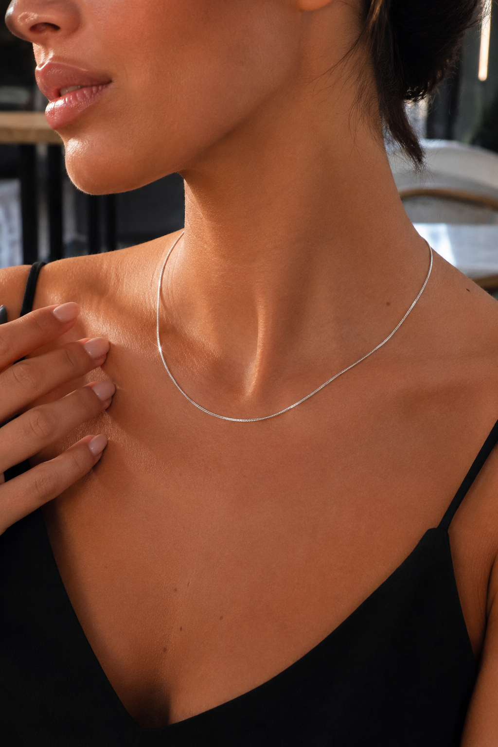 Round Snake Chain Silver