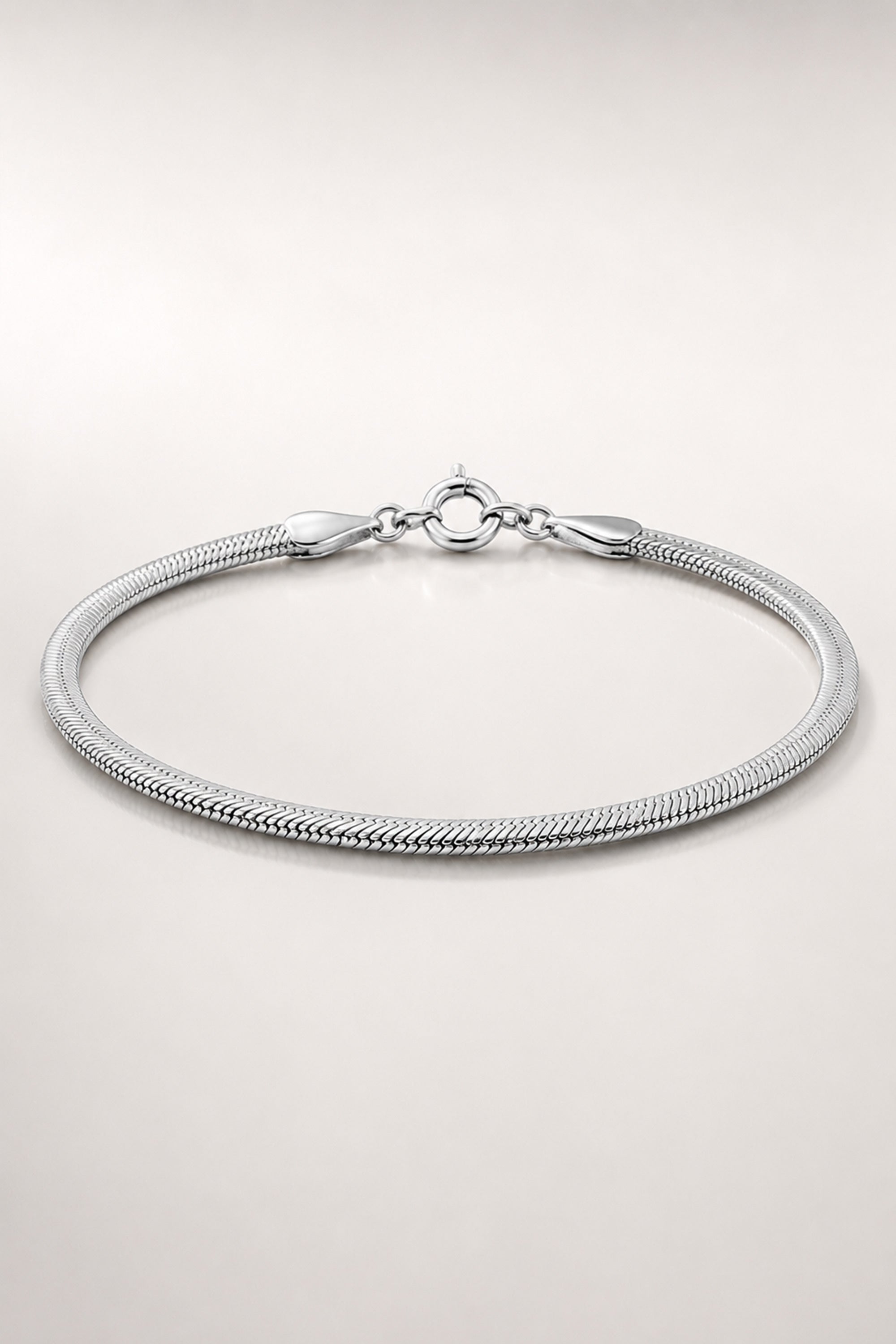 Herringbone Bracelet Silver