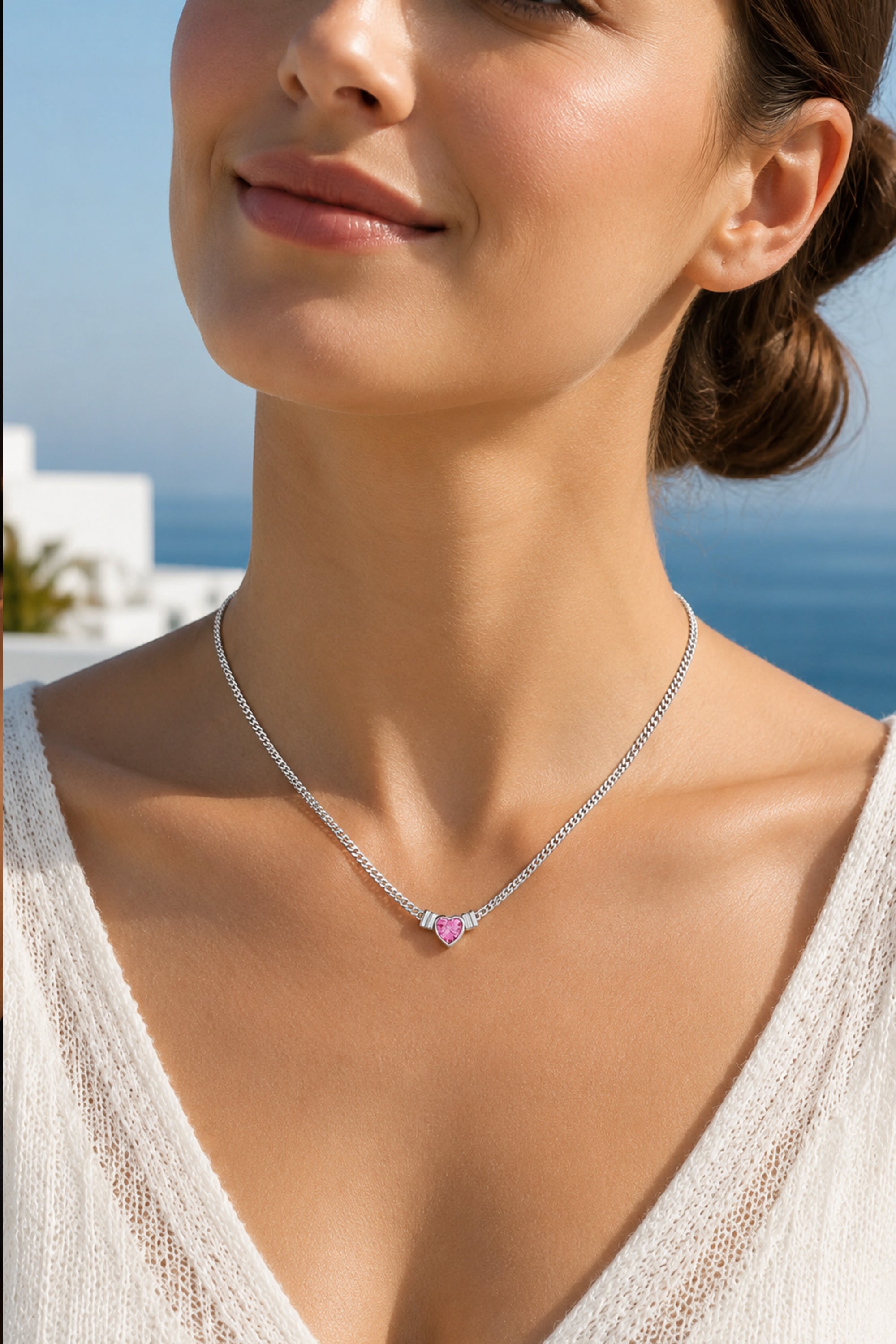 Blush Bold Necklace Silver