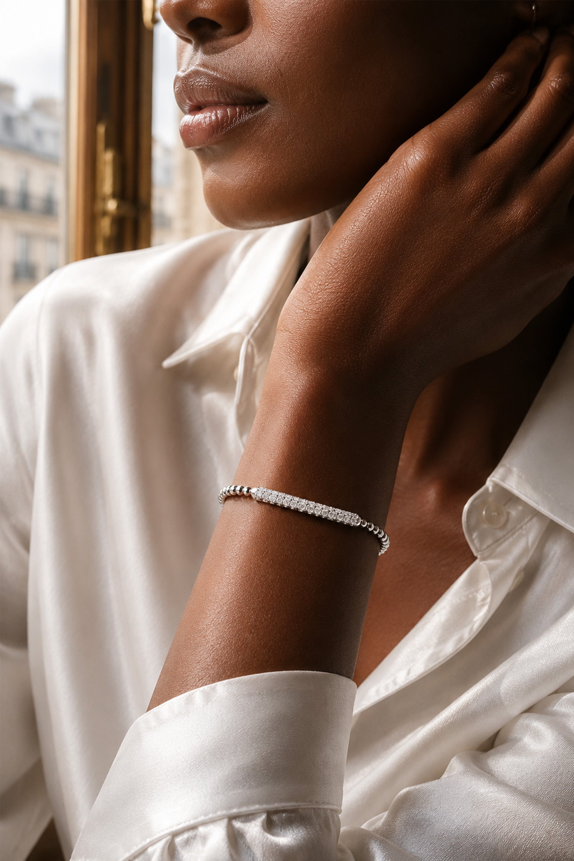 Lume Bar Bracelet Silver