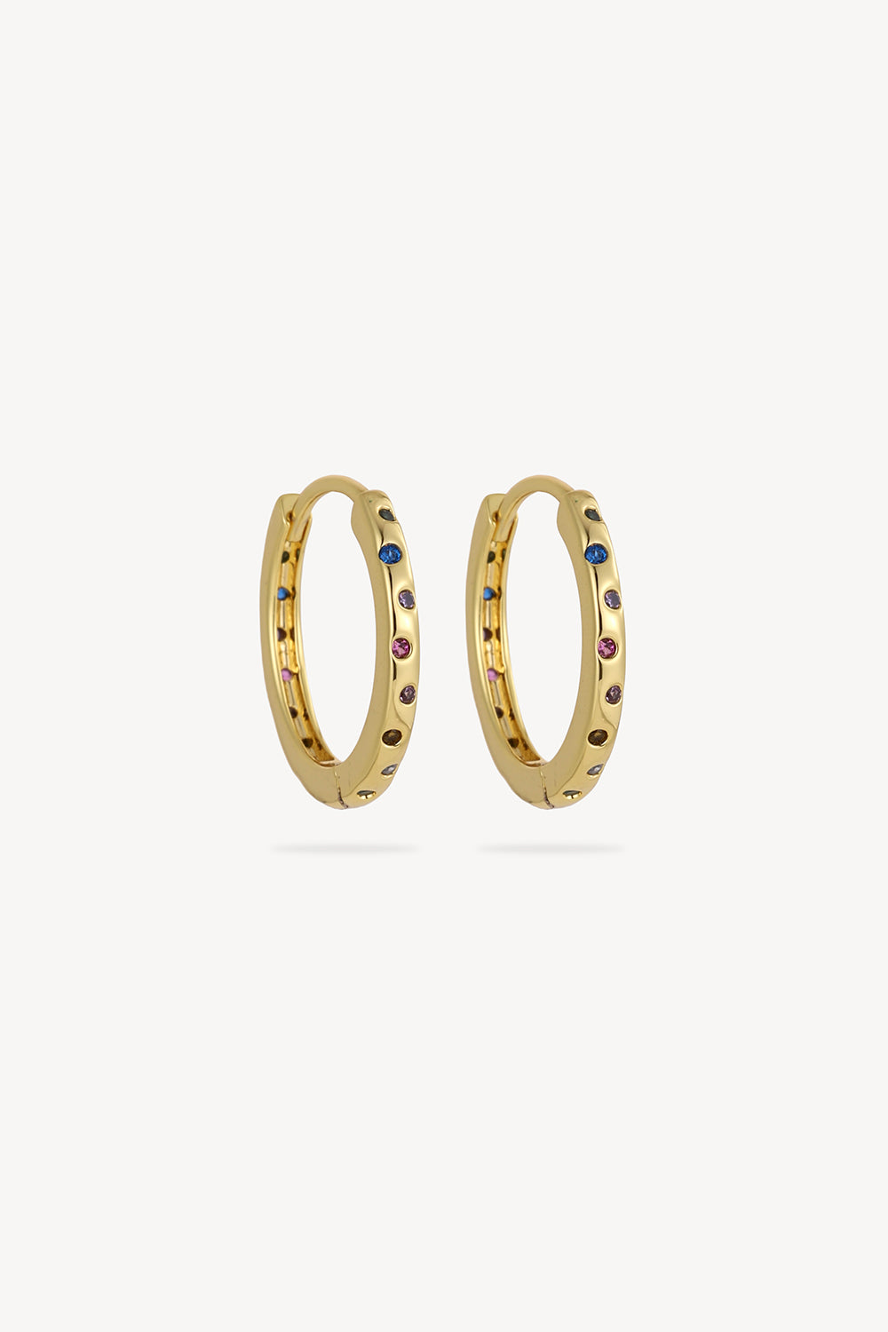 Chroma Hoop Earrings Gold