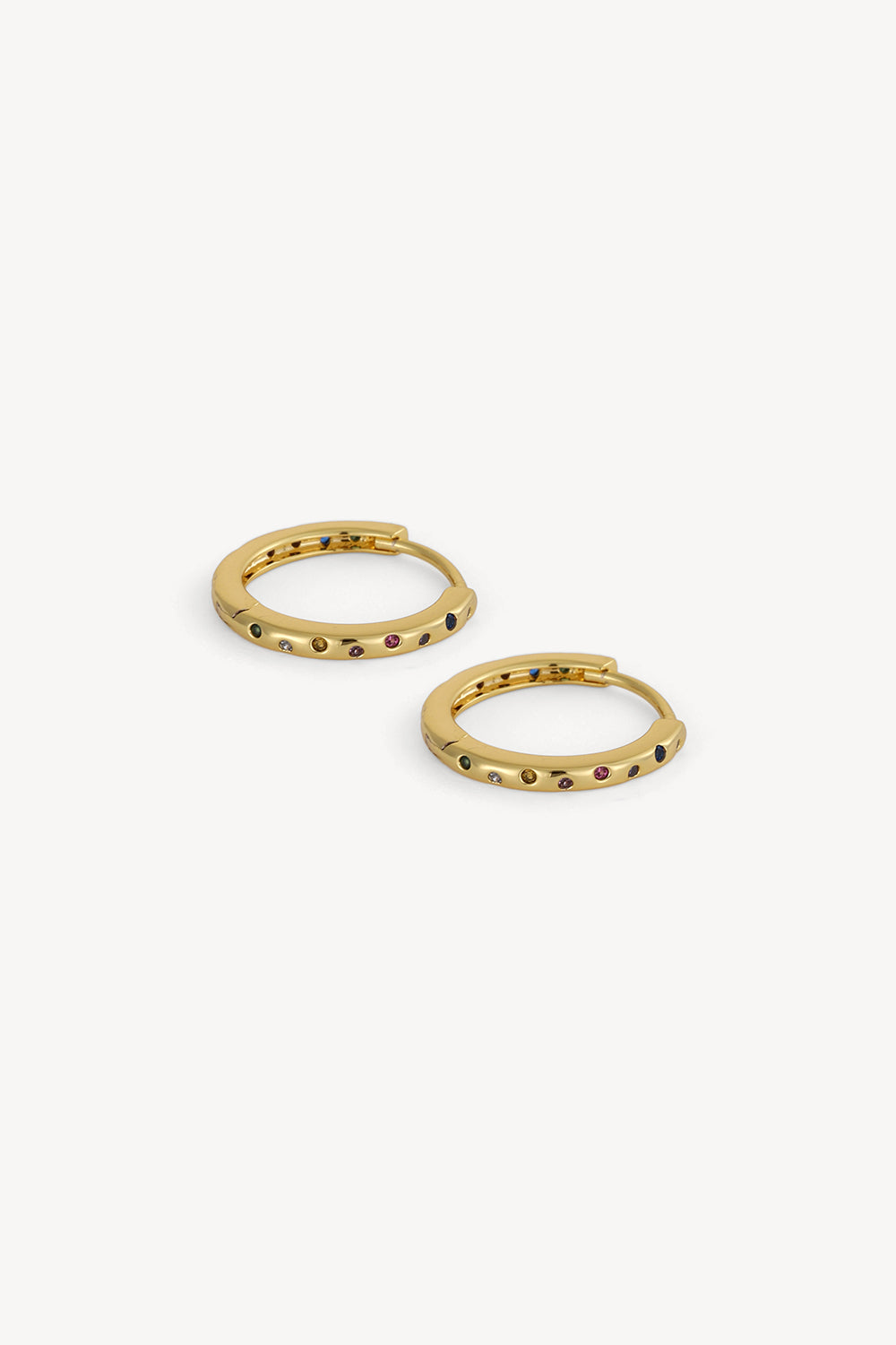 Chroma Hoop Earrings Gold
