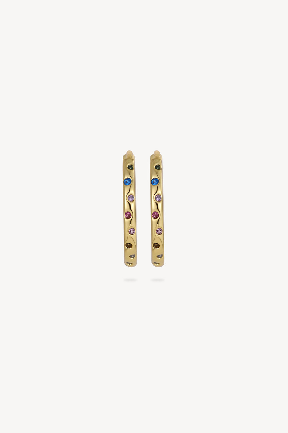 Chroma Hoop Earrings Gold