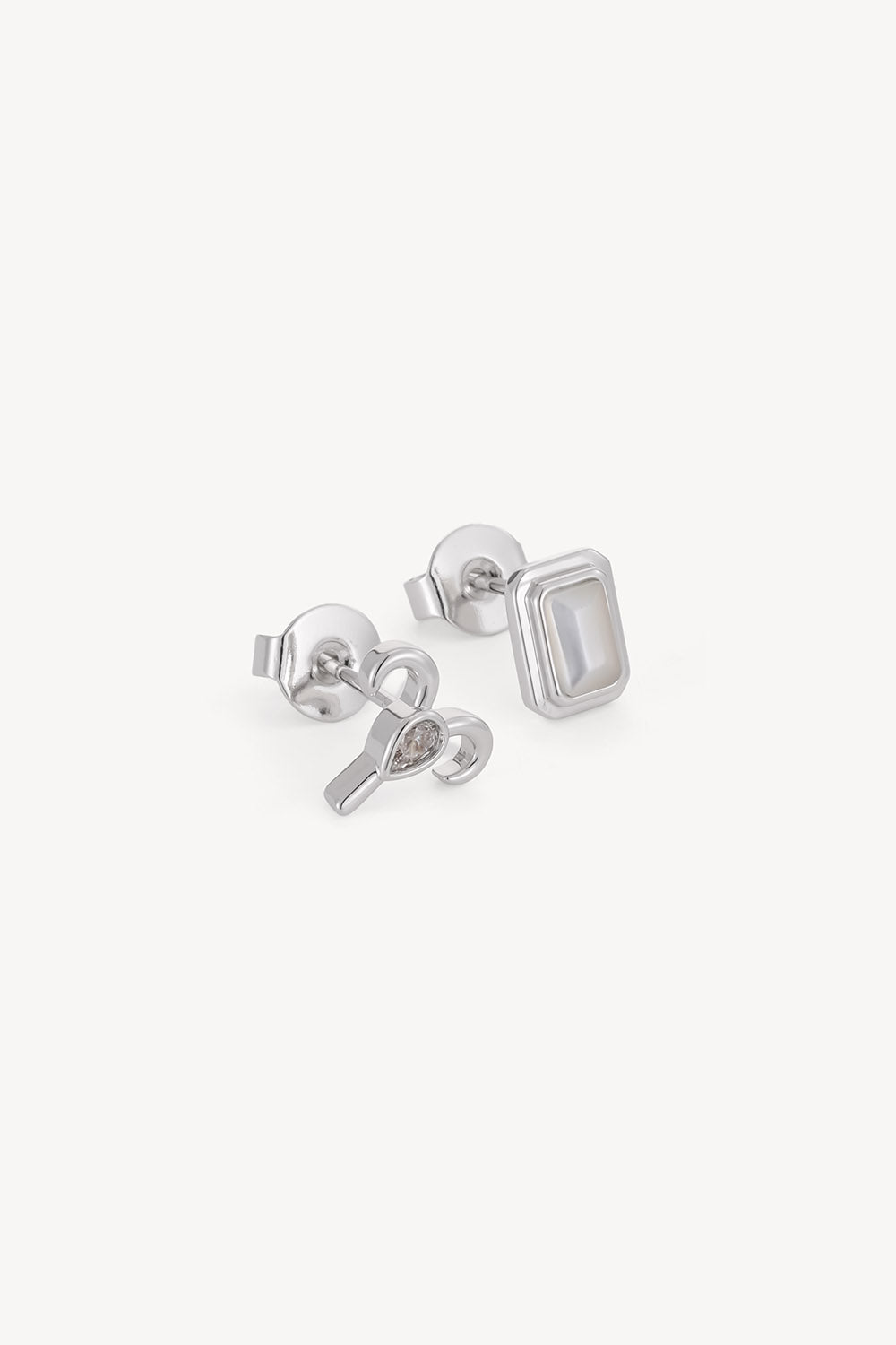 Aries Studs Silver