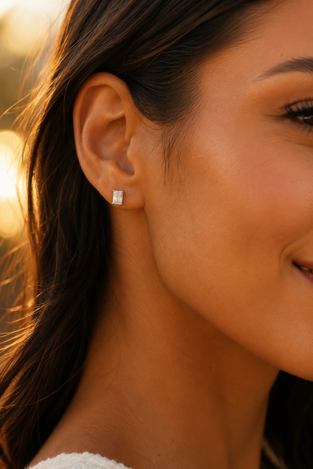 Flicker Studs Silver