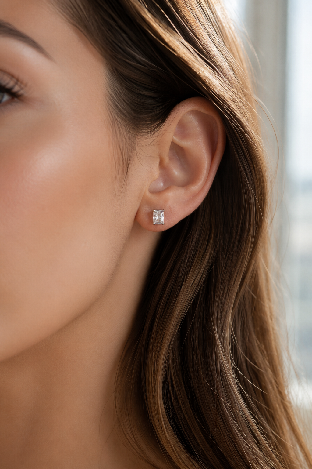 Flicker Studs Silver