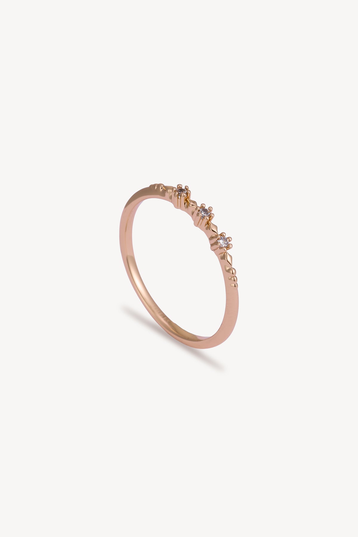 Nova Ring Rose Gold by Clair de Lune