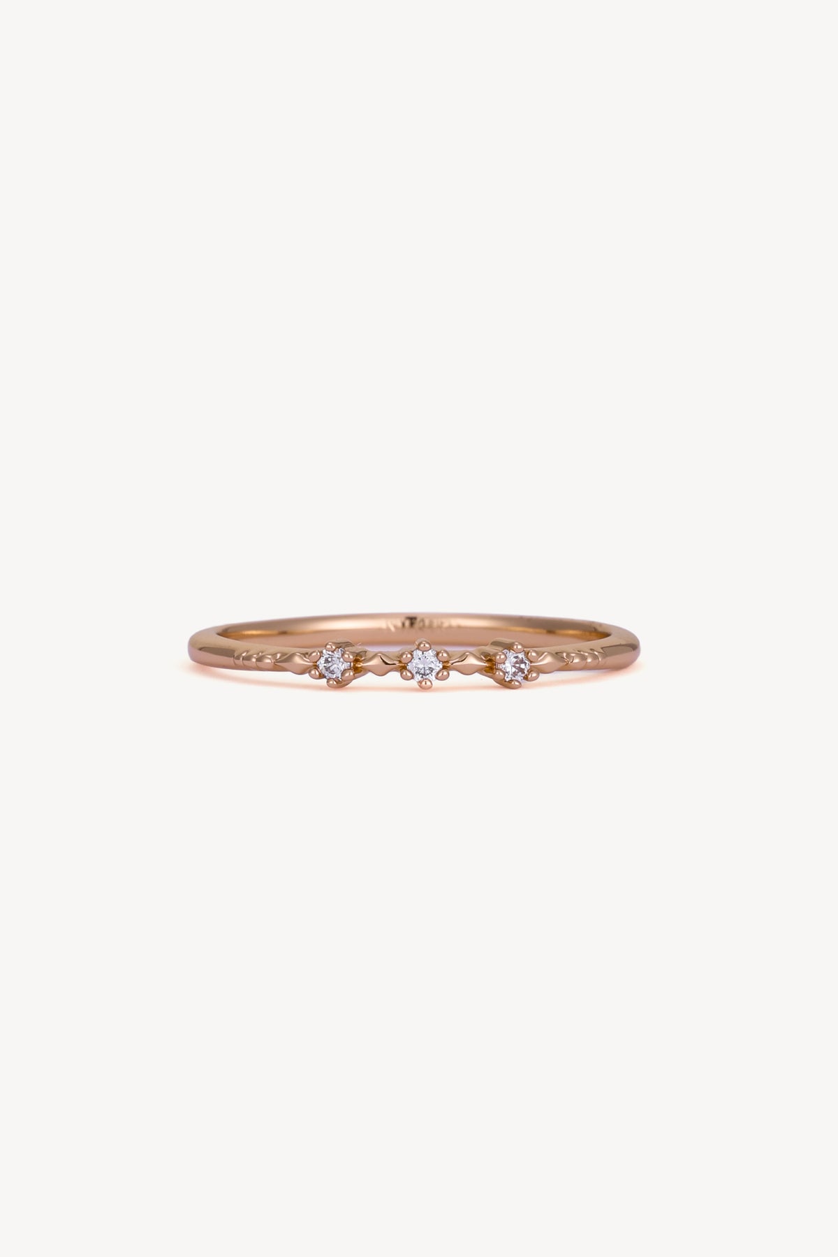 Nova Ring Rose Gold by Clair de Lune