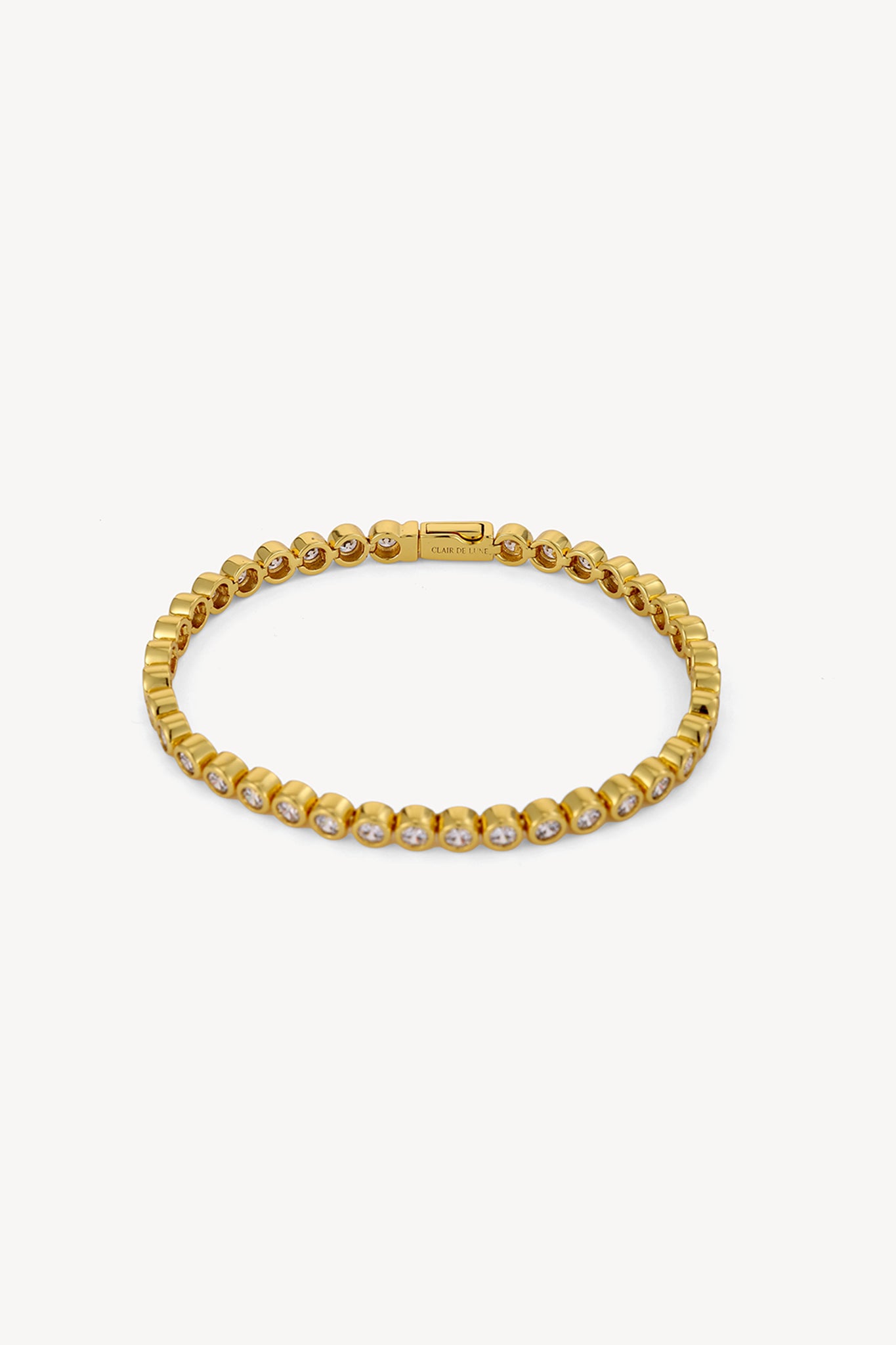 Circle Bezel Line Gold