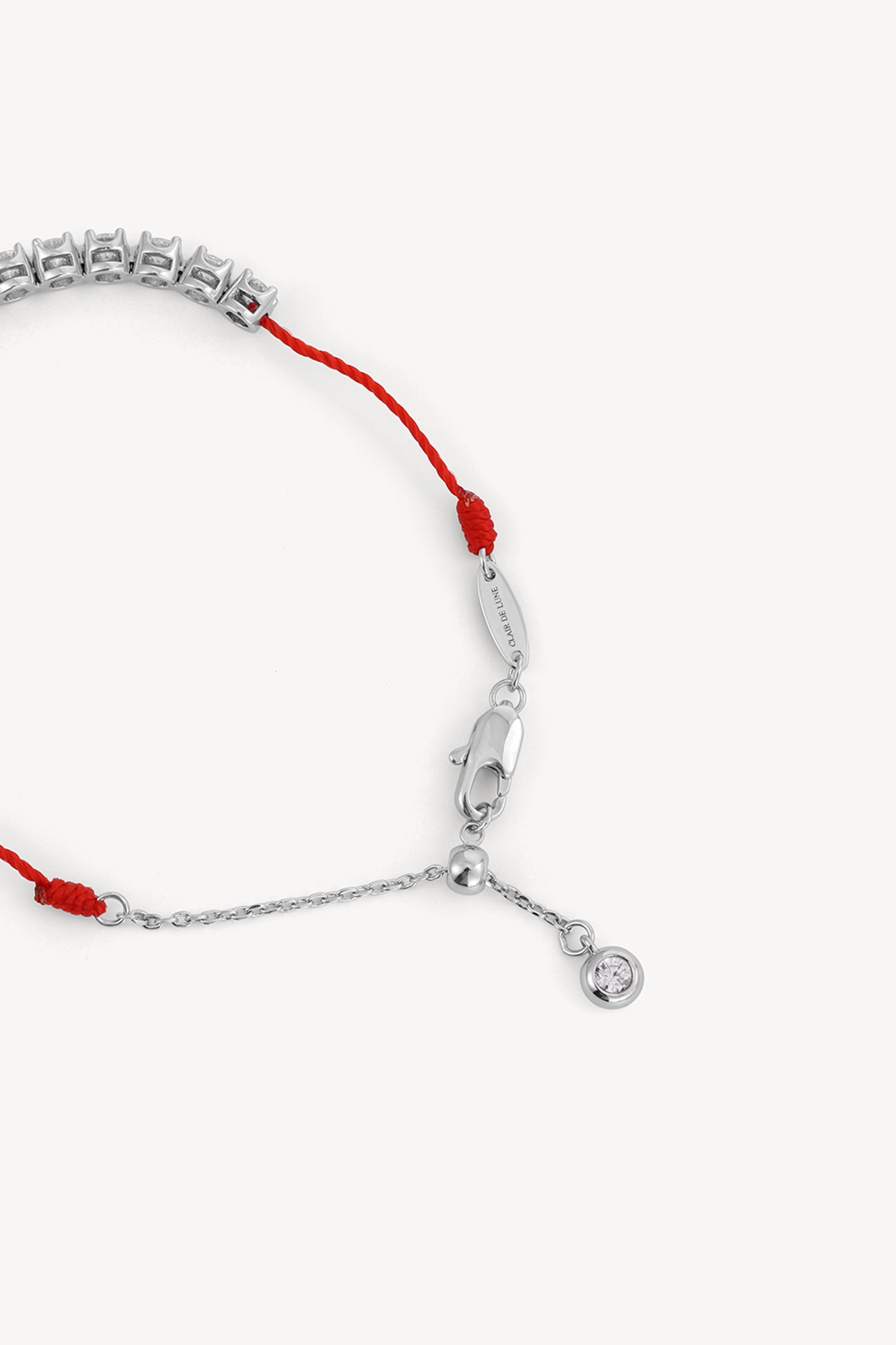 Crimson Spark Cord Silver