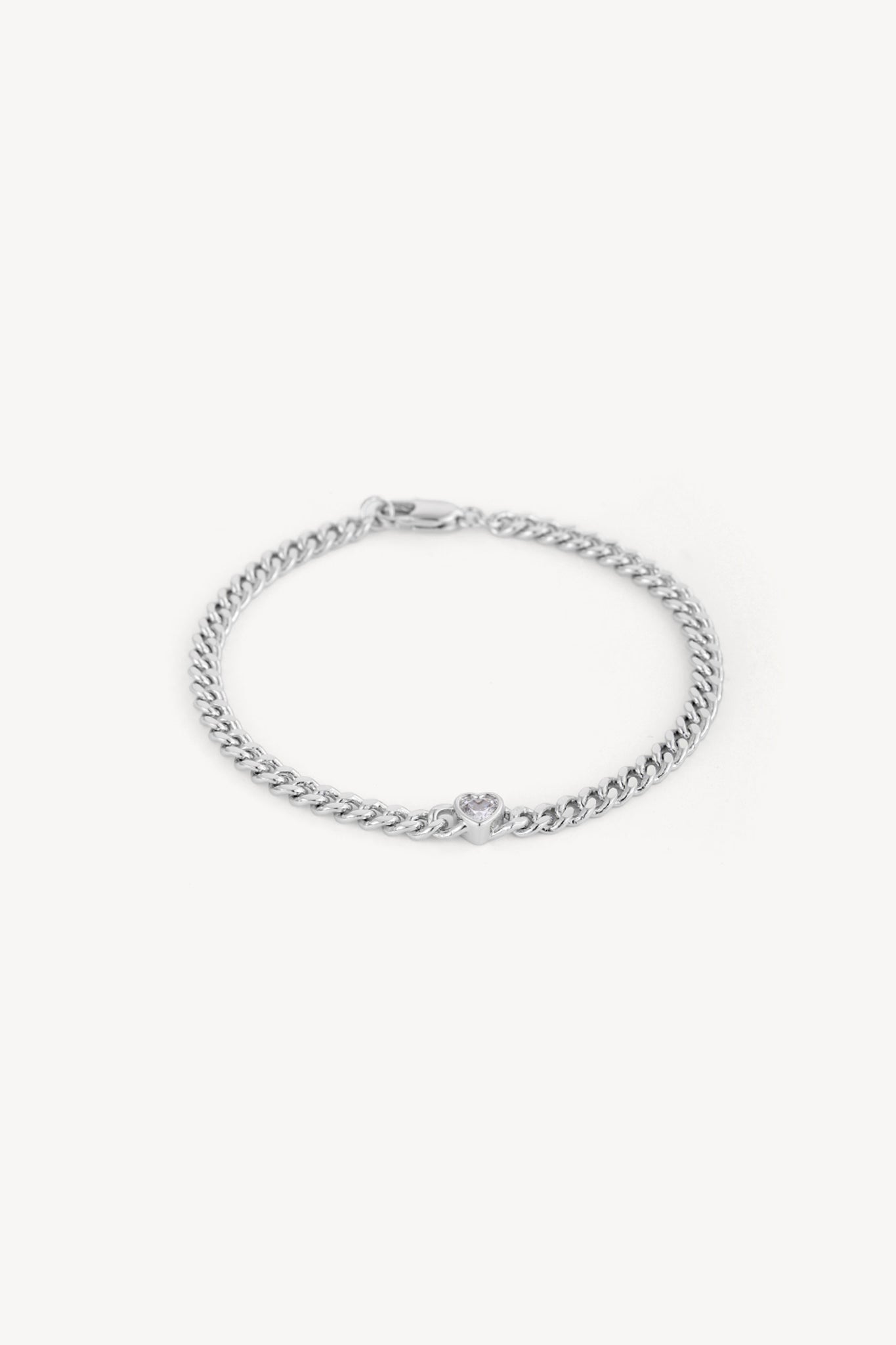 Heart Glow Bracelet Silver