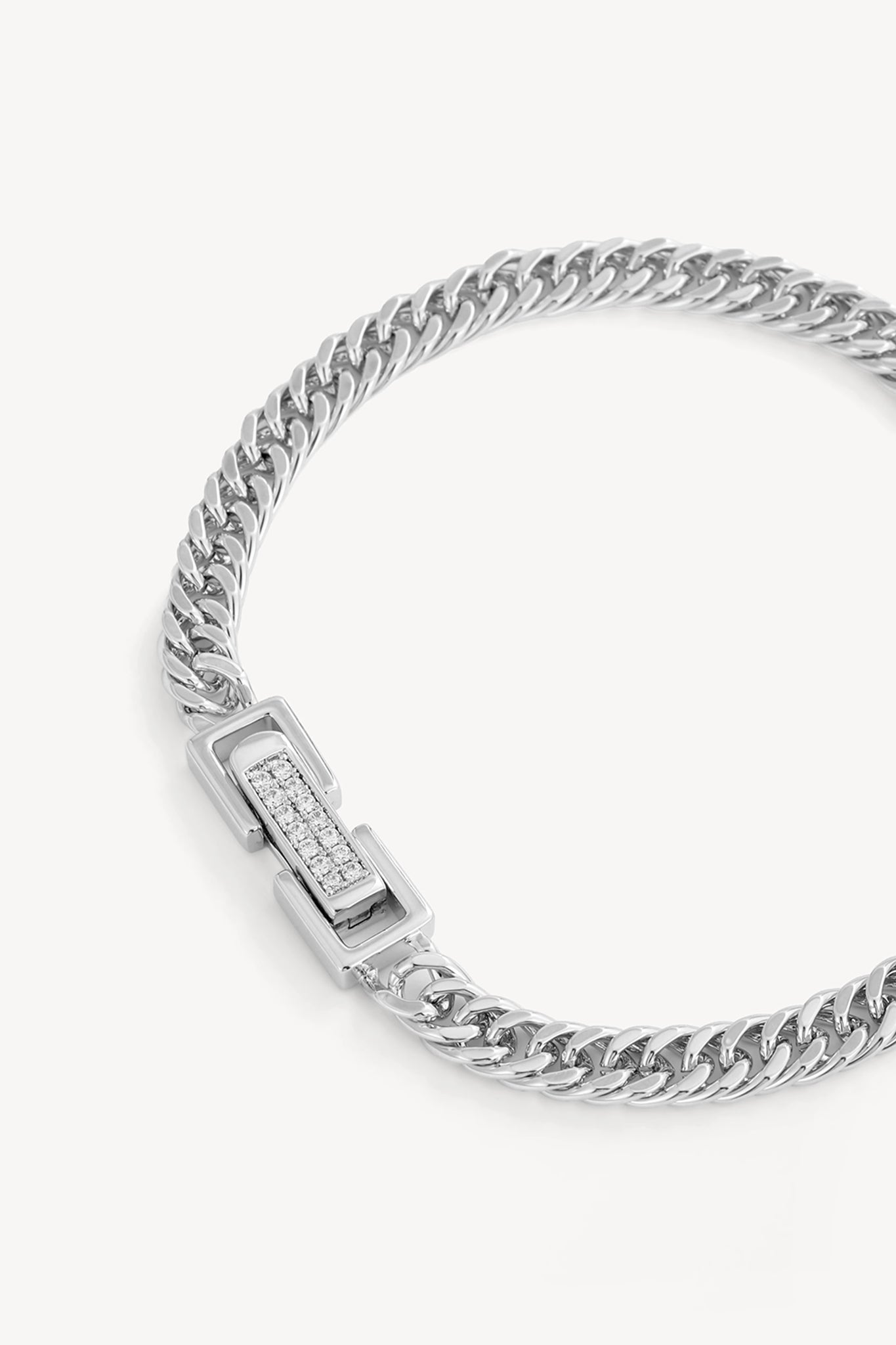 Curb Bracelet Silver