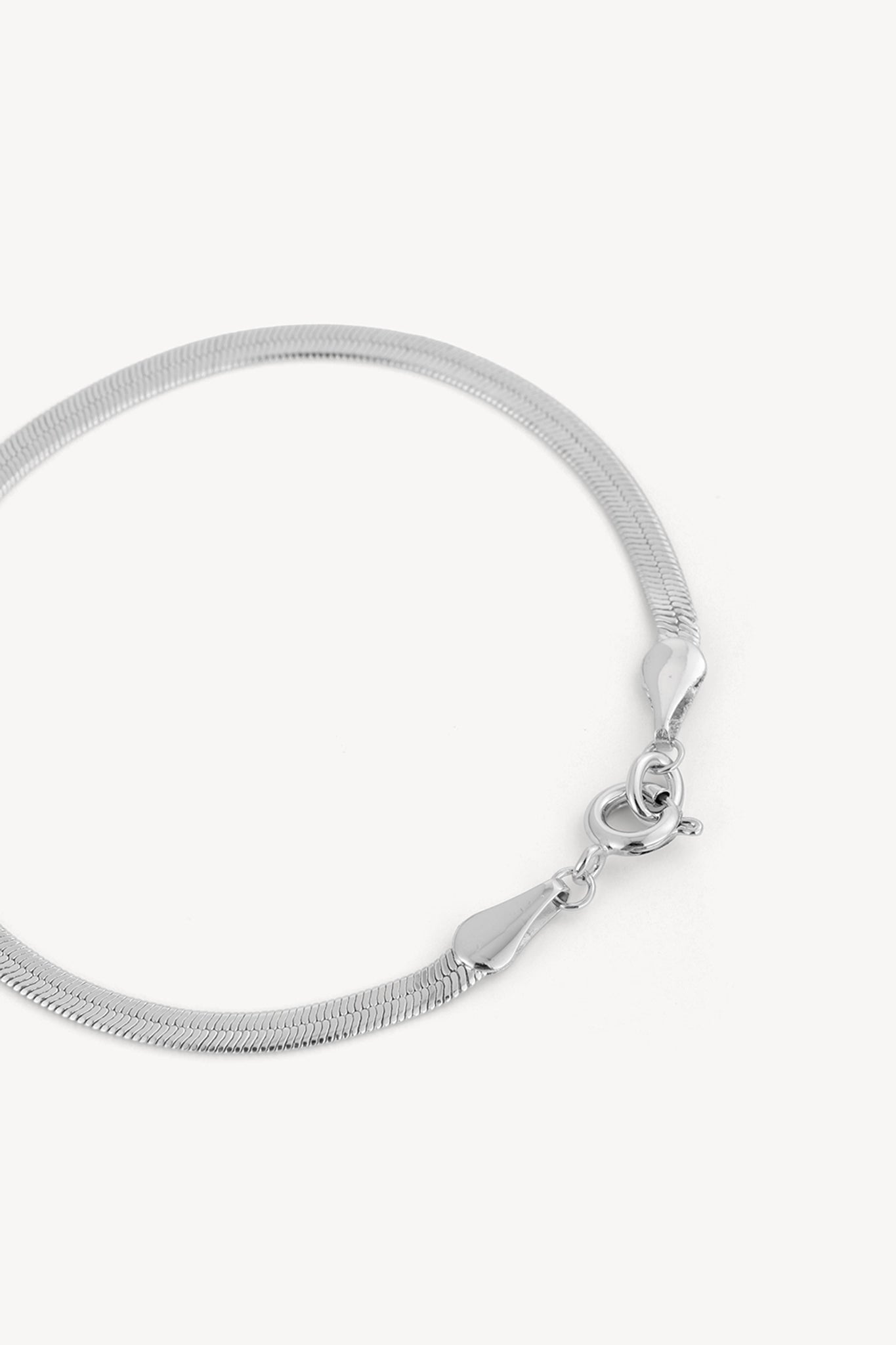 Herringbone Bracelet Silver