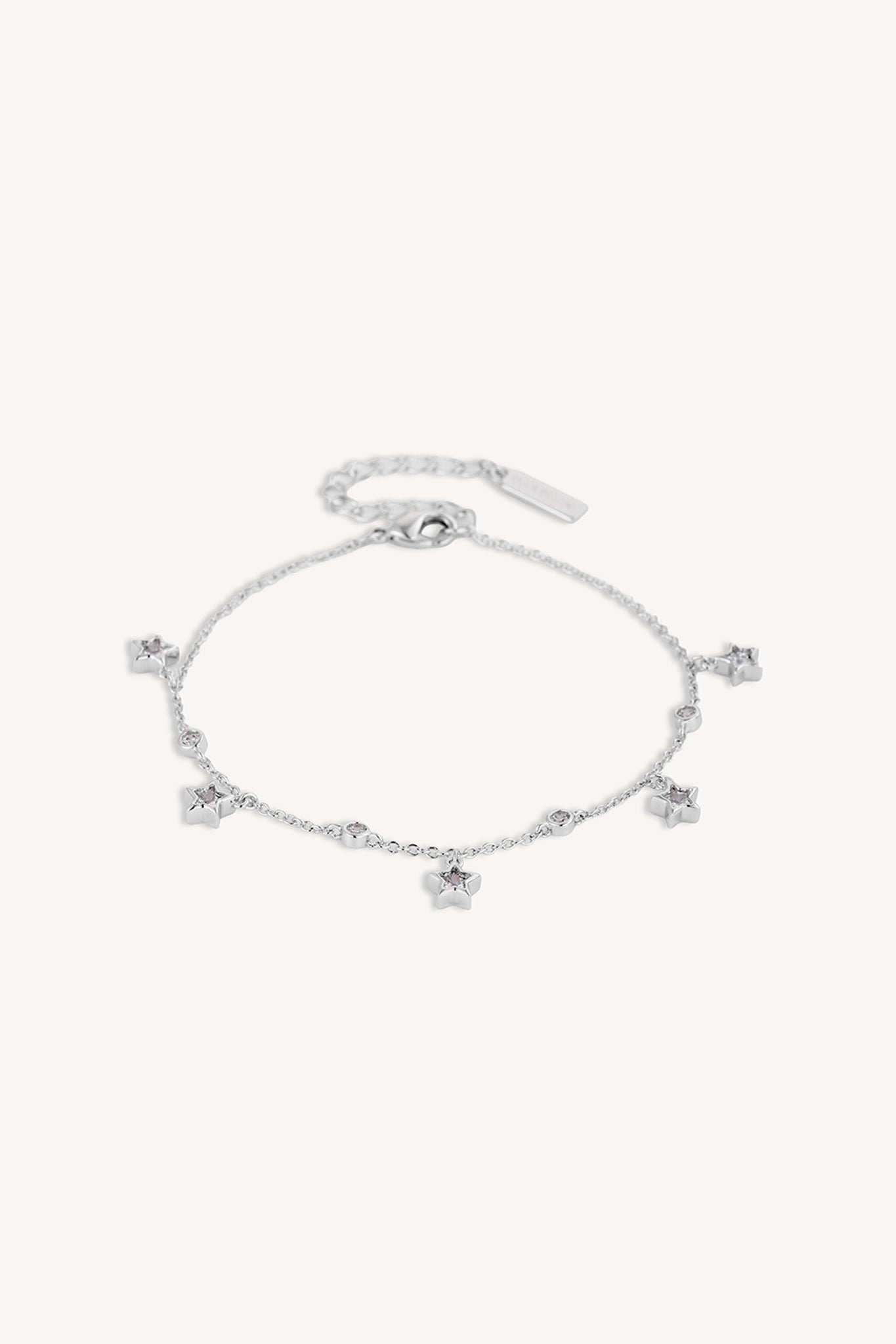 Star Charm Bracelet Silver