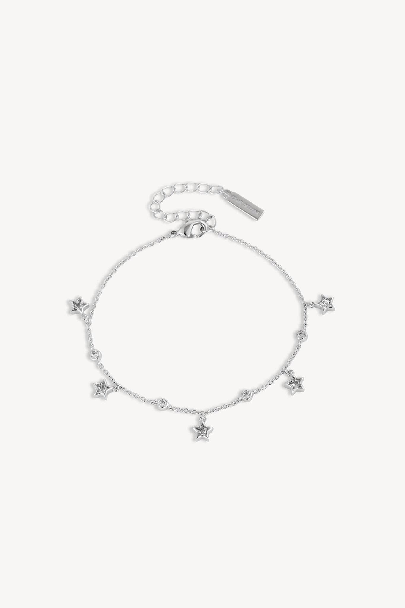 Star Charm Bracelet Silver