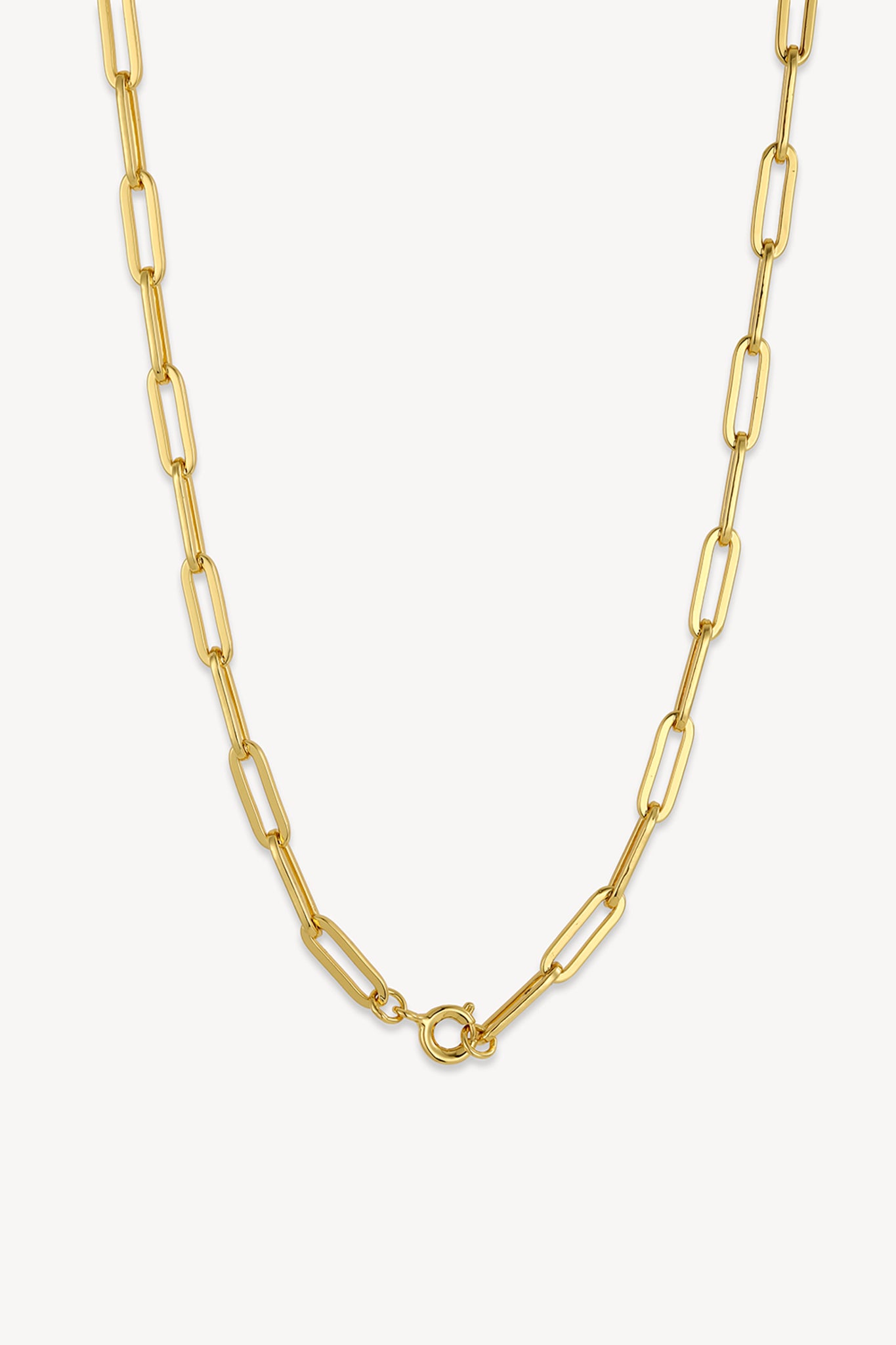 Clip Chain Necklace Gold