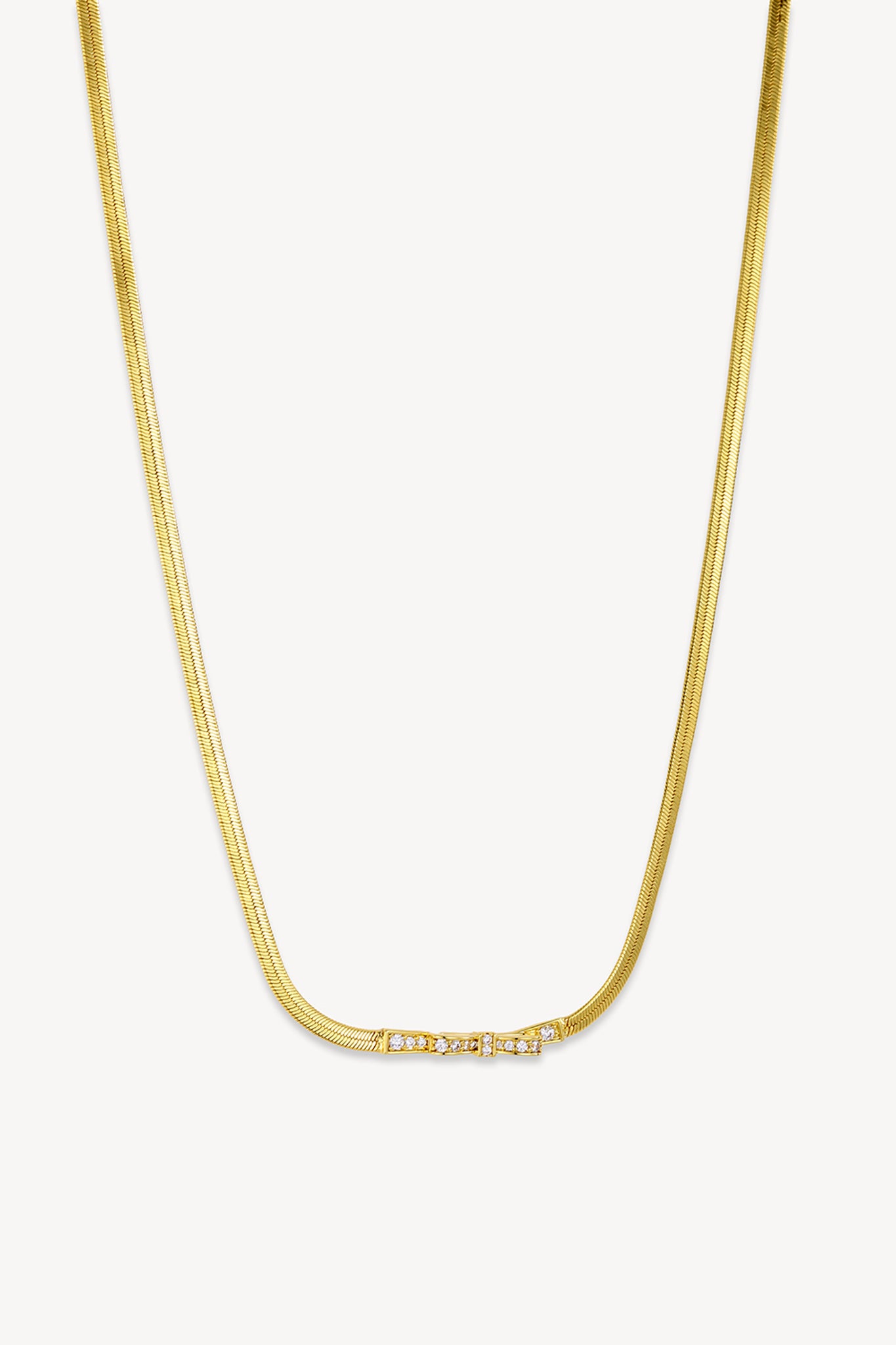 Bow Snake Chain Gold