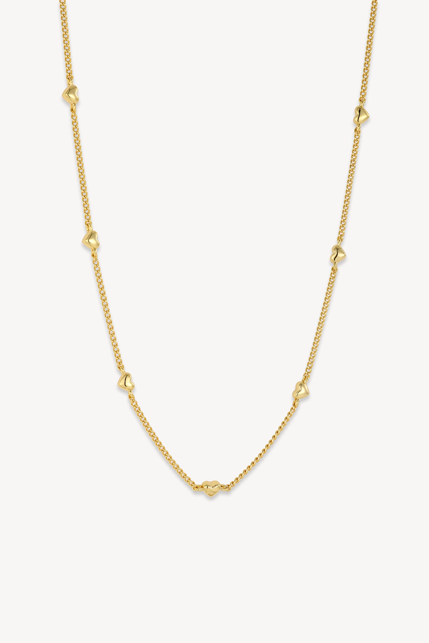 Heart Station Chain Gold