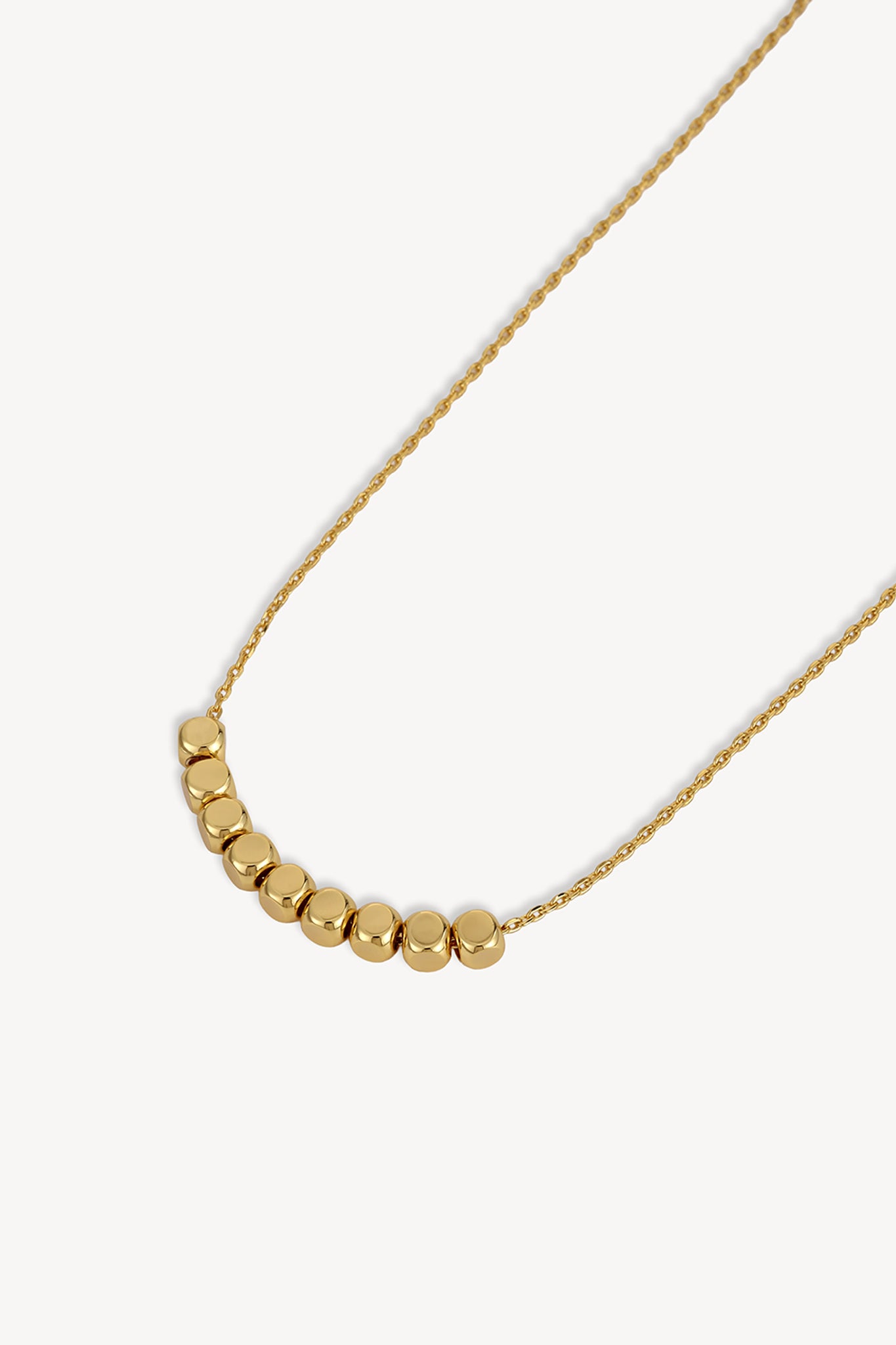 Geo Bar Necklace Gold
