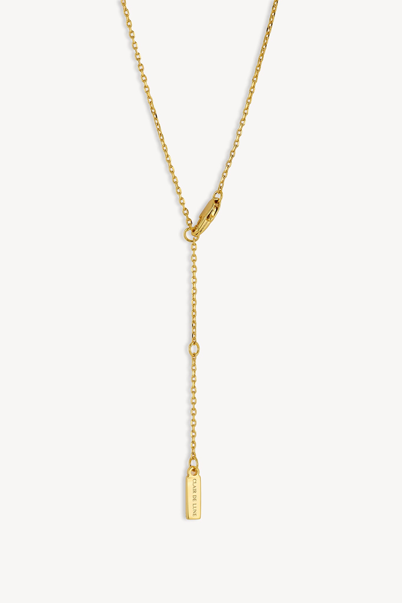 Geo Bar Necklace Gold