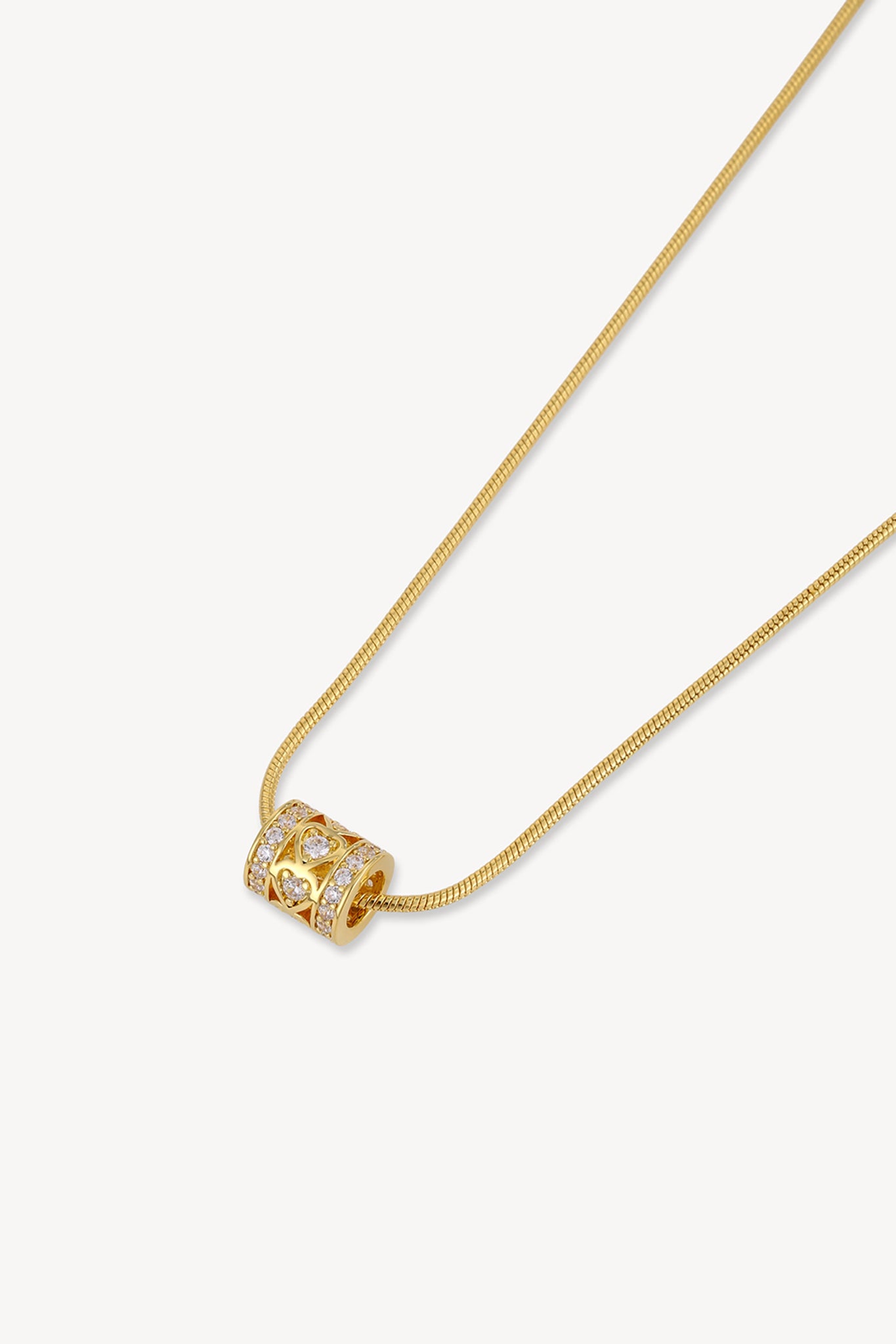 Amore Snake Necklace Gold