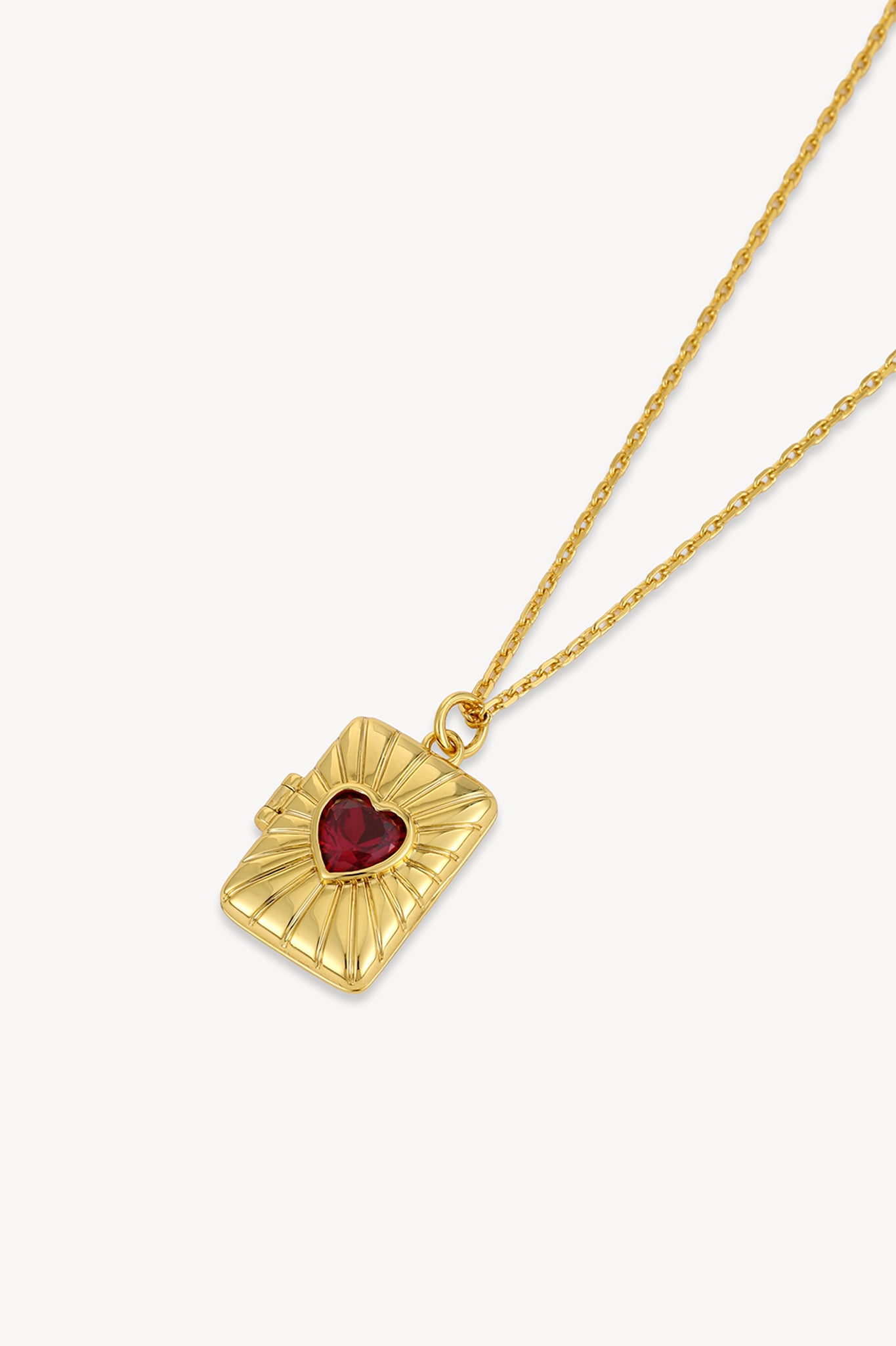 Love Letter Locket Gold