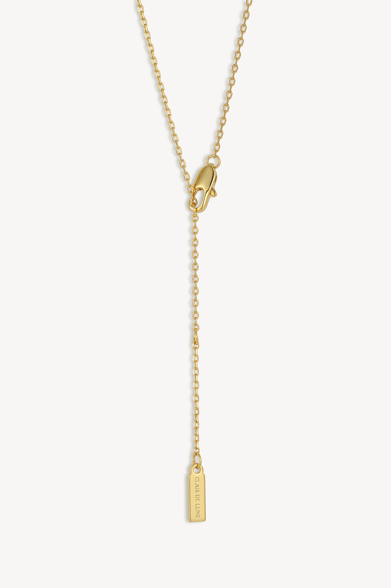 Link Heart Necklace Gold