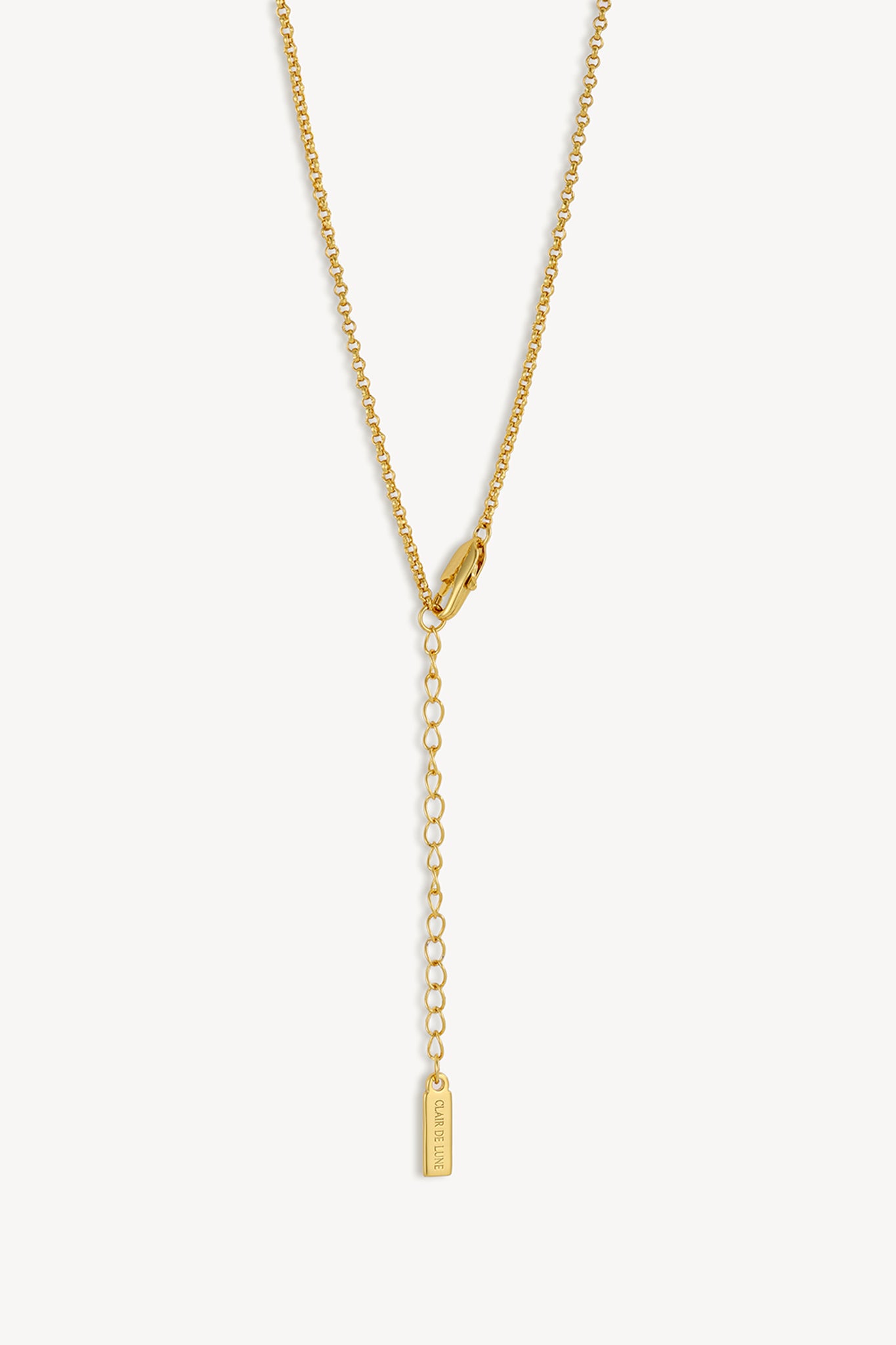Flux Cross Necklace Gold