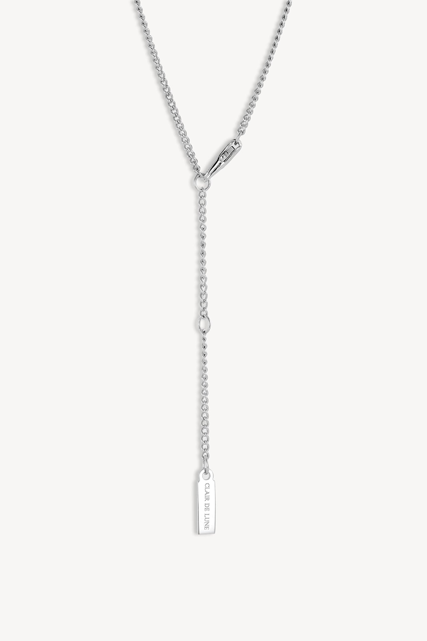 Heart Station Chain Silver