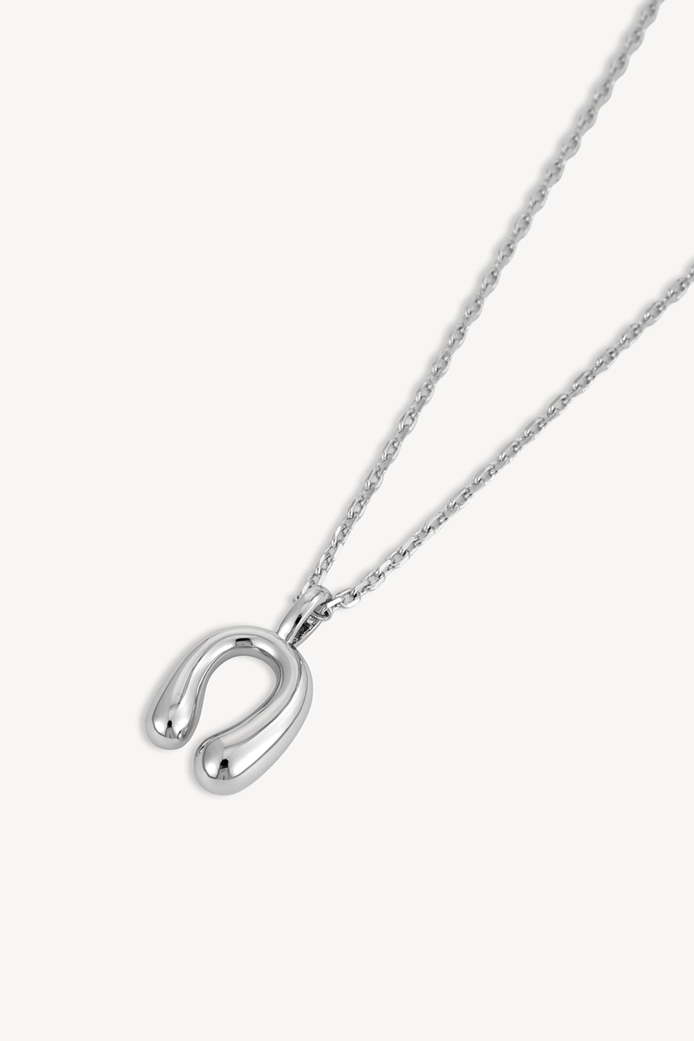 U-Shape Necklace Silver