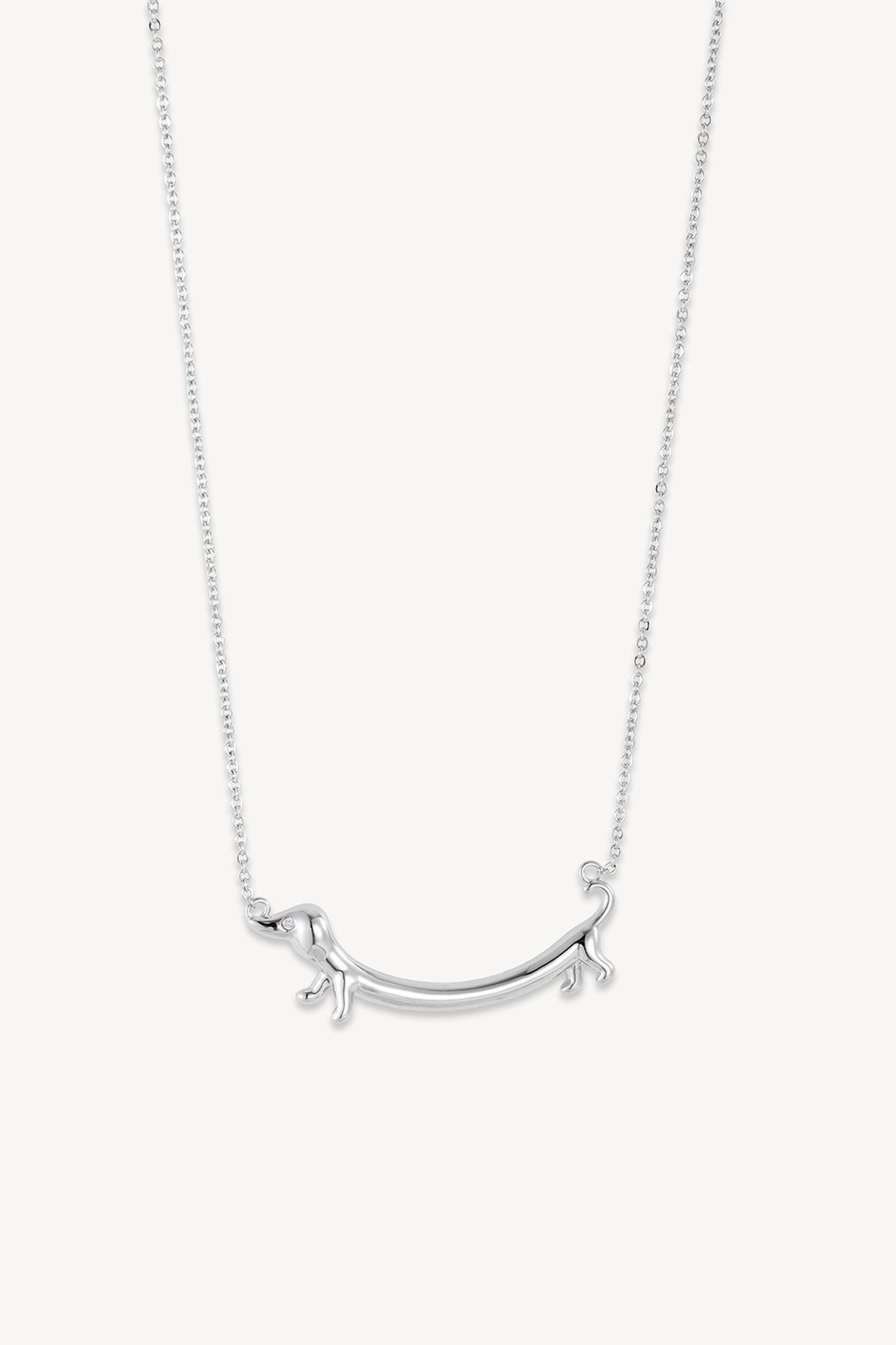 Companion Bar Necklace Silver