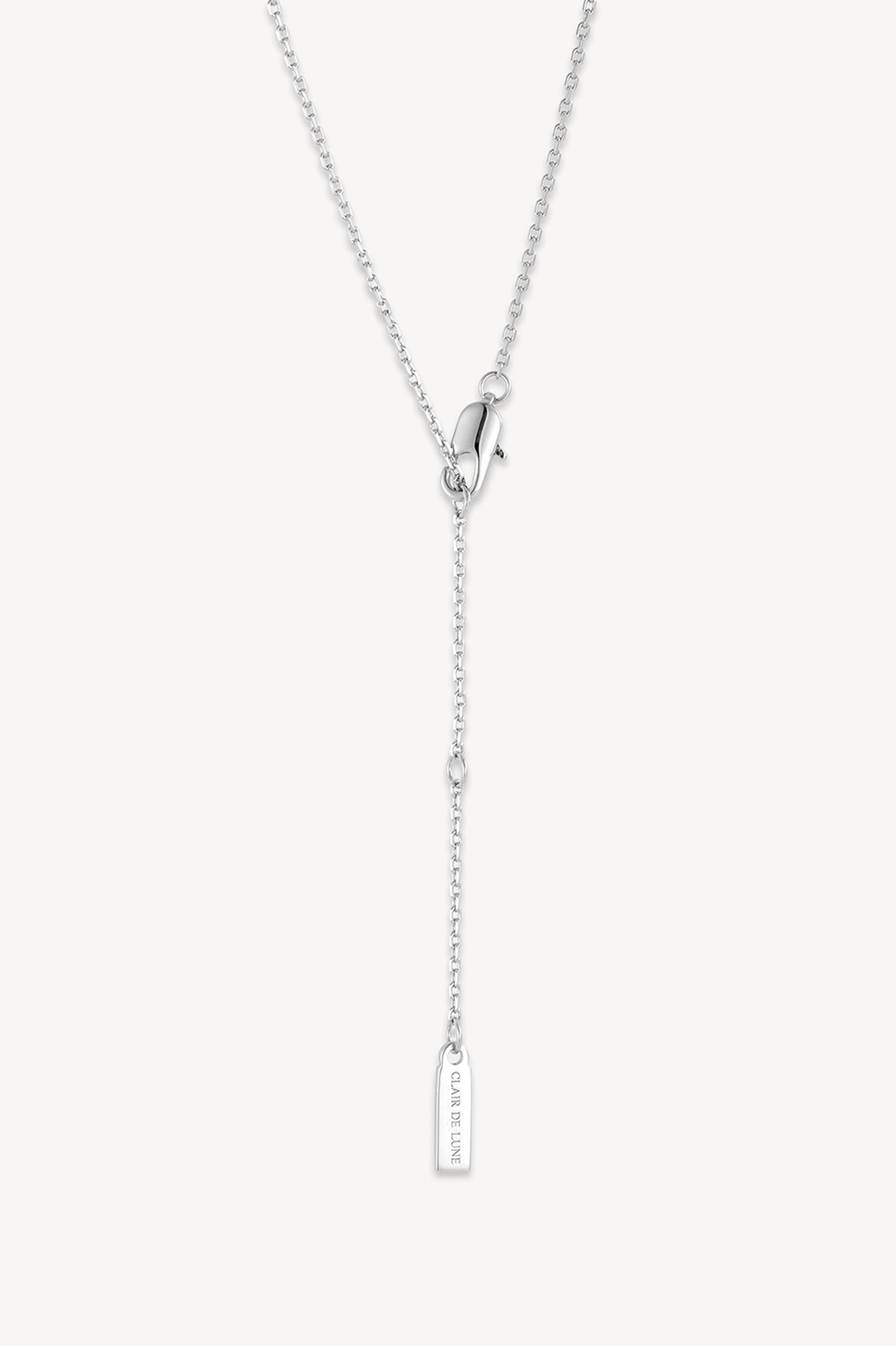 Open Hearts Necklace Silver