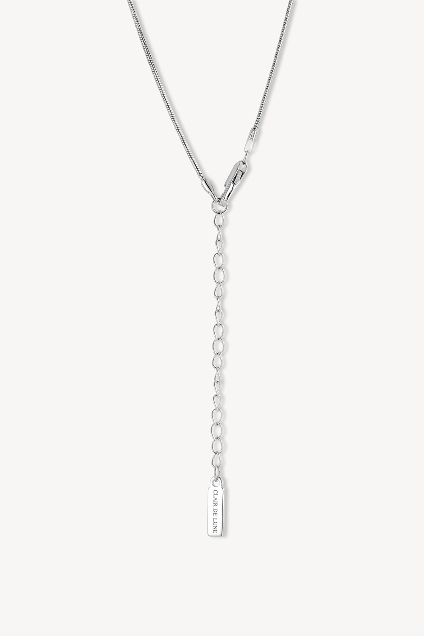 Sphere Bead Necklace Silver