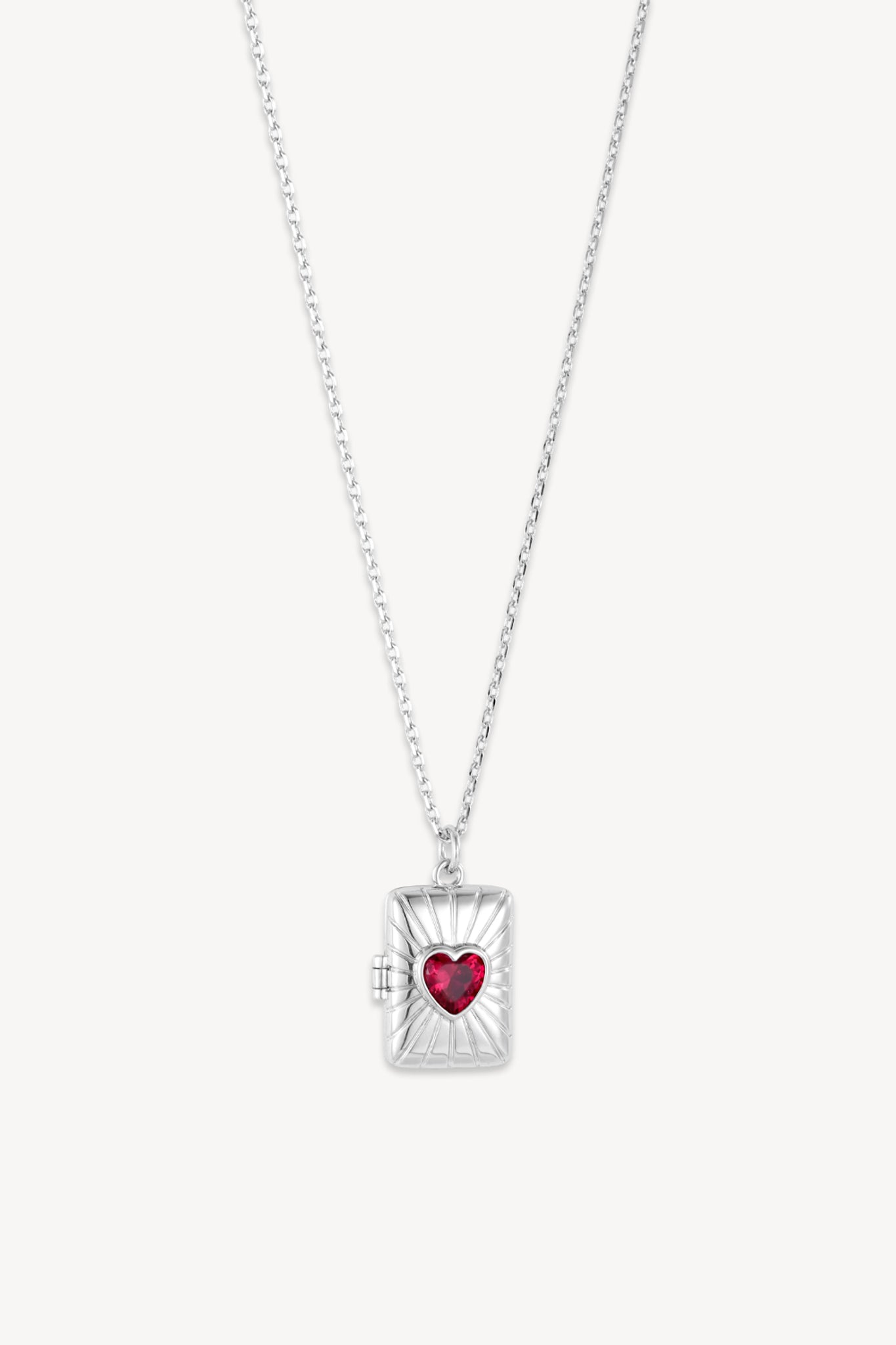 Love Letter Locket Silver