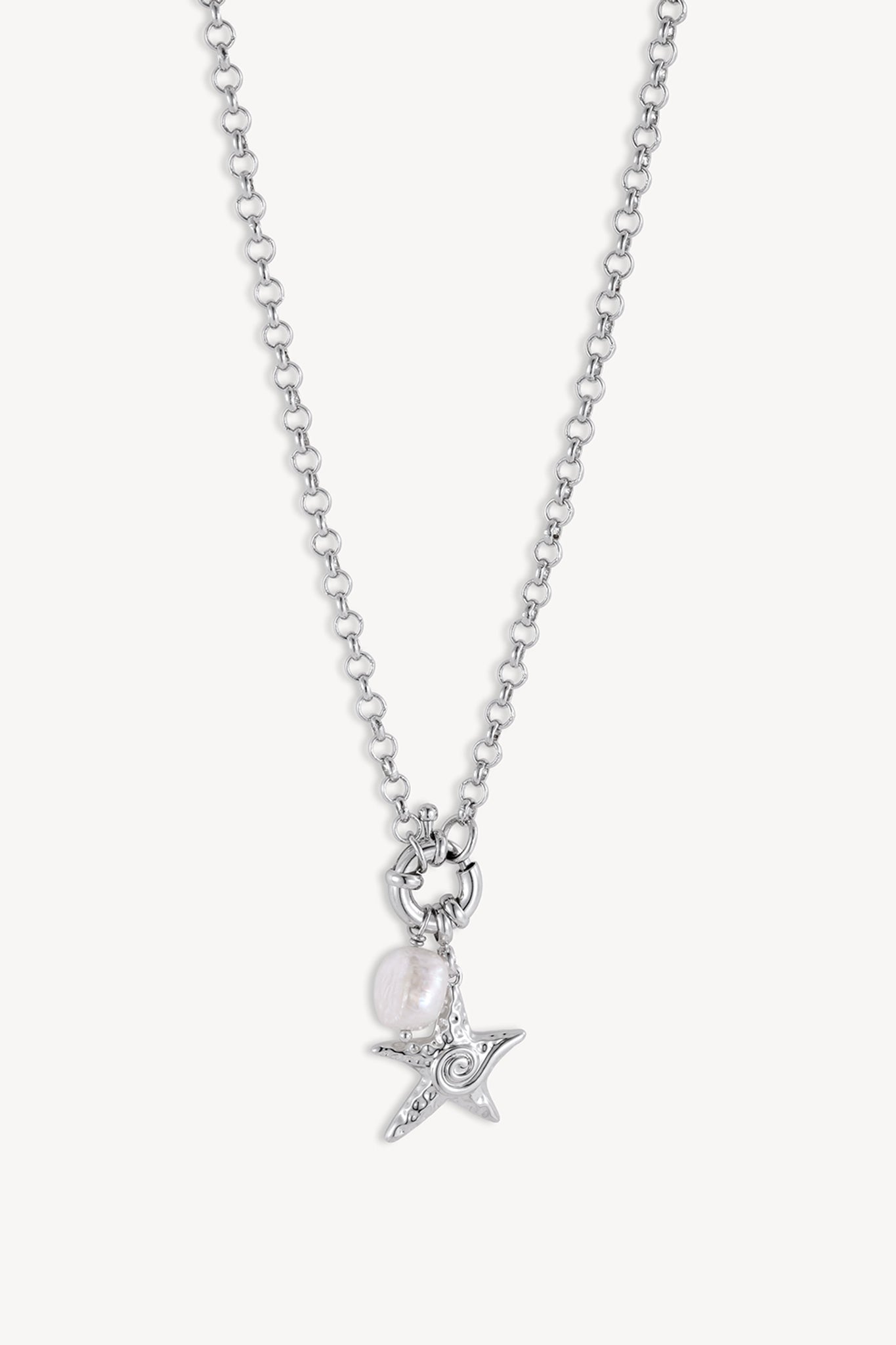 Free Starfish Necklace Silver