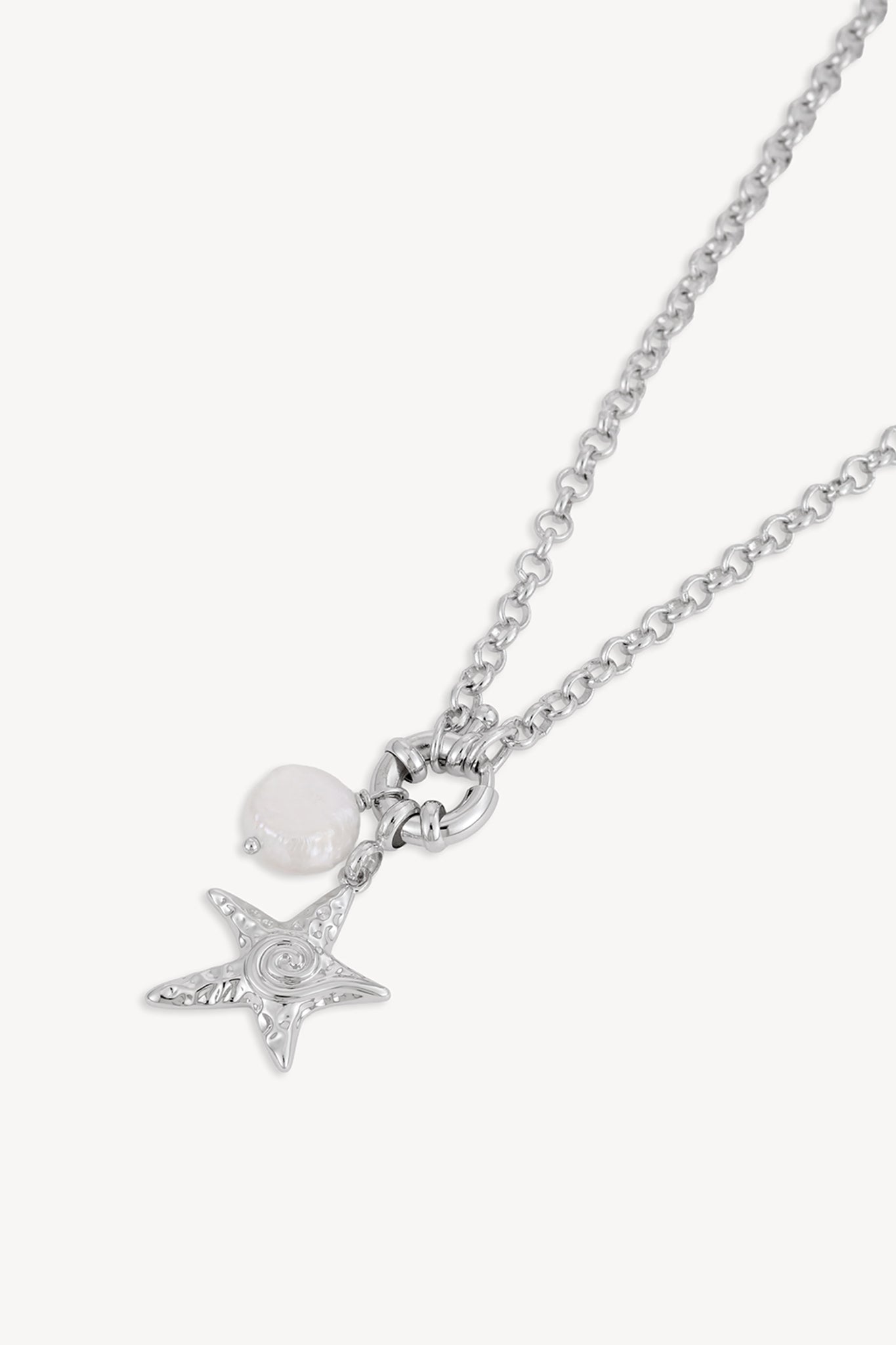 Free Starfish Necklace Silver
