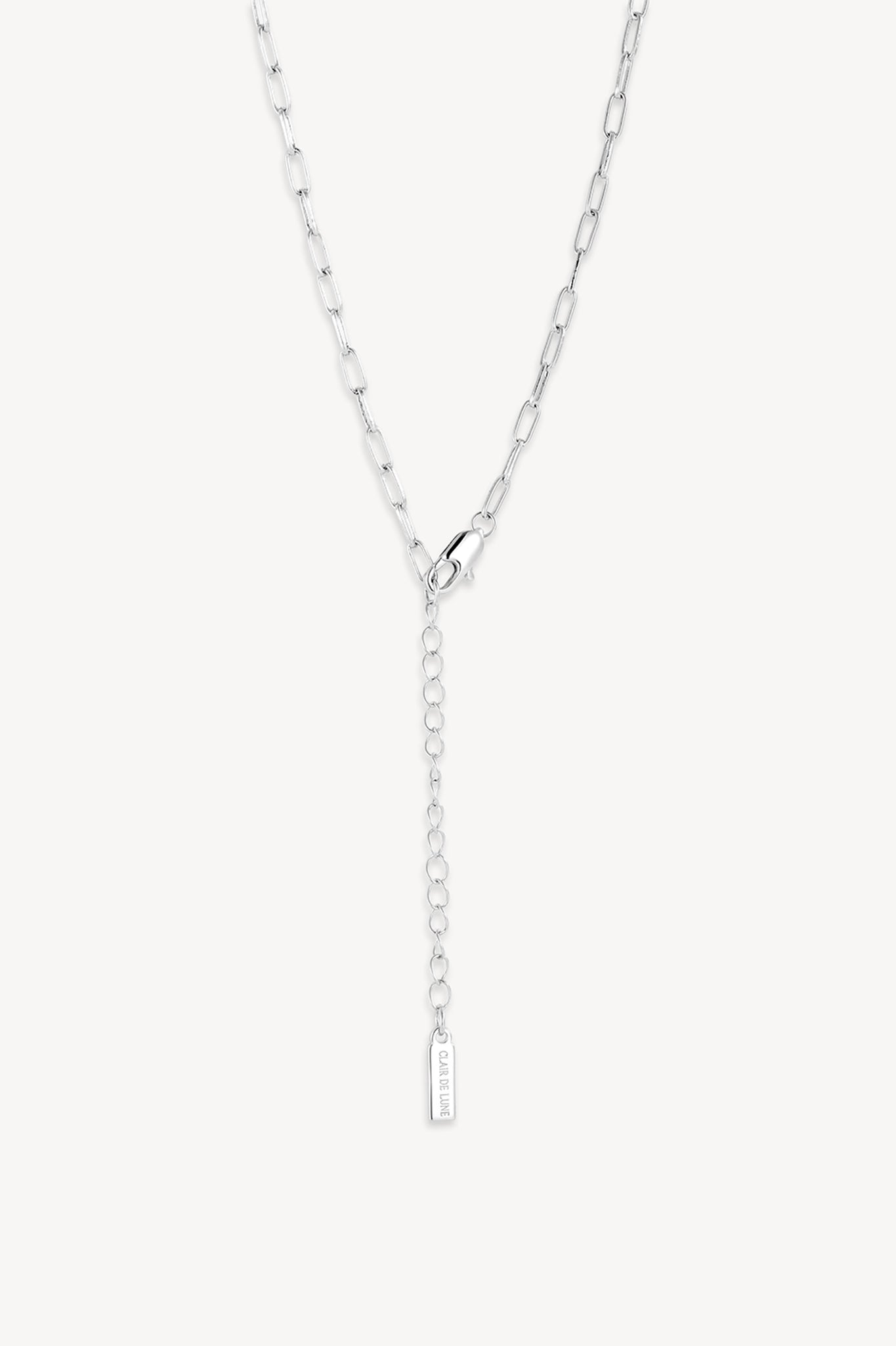 Isle Drop Necklace Silver