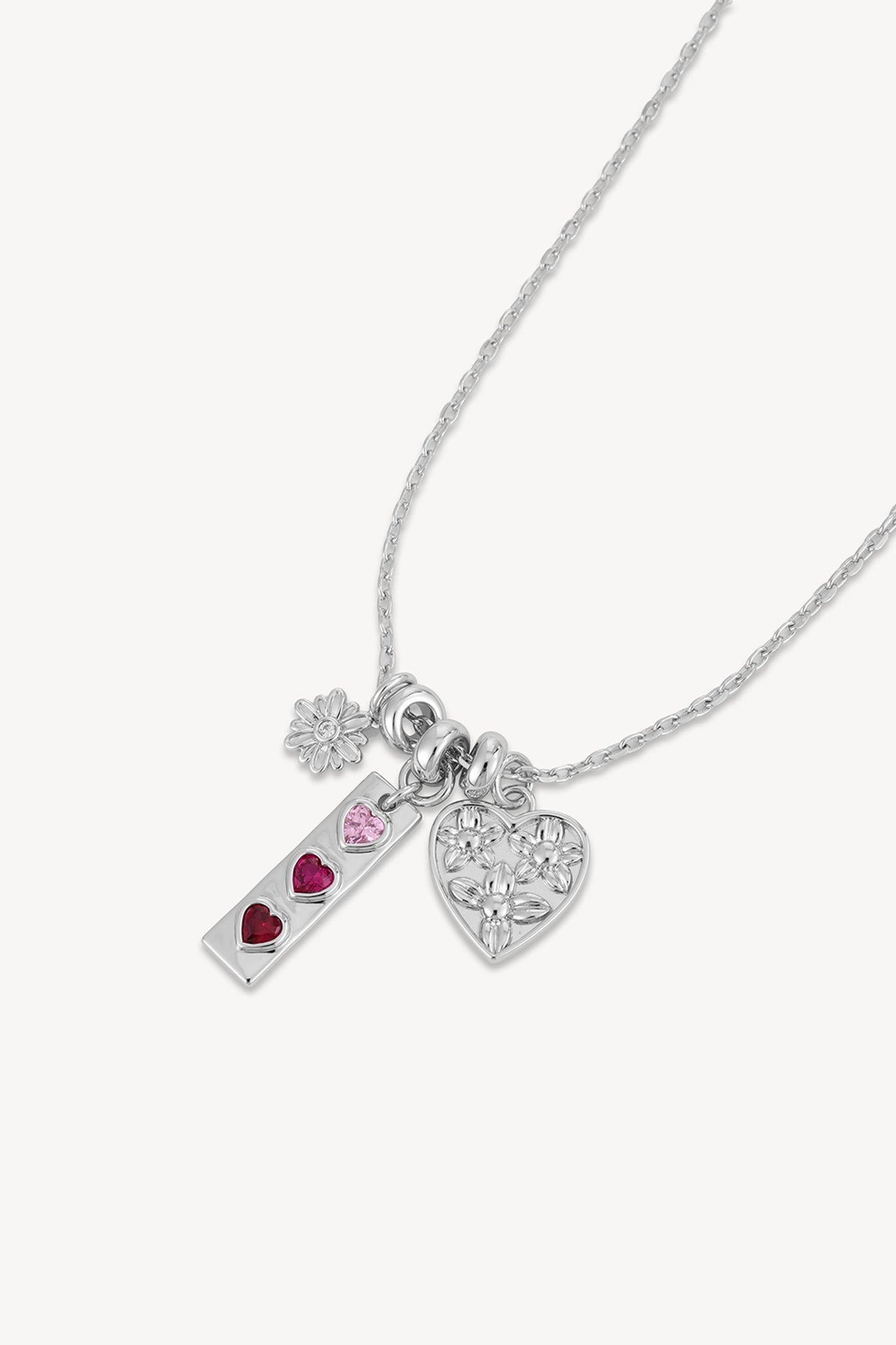 Bloom & Beat Necklace Silver