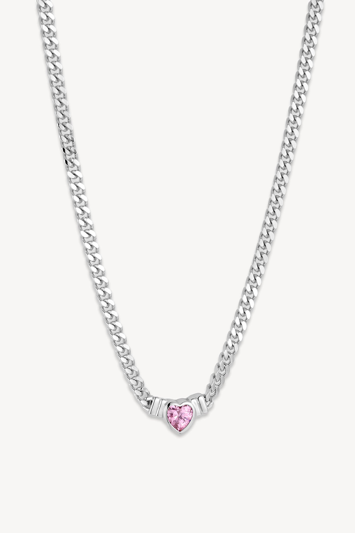 Blush Bold Necklace Silver