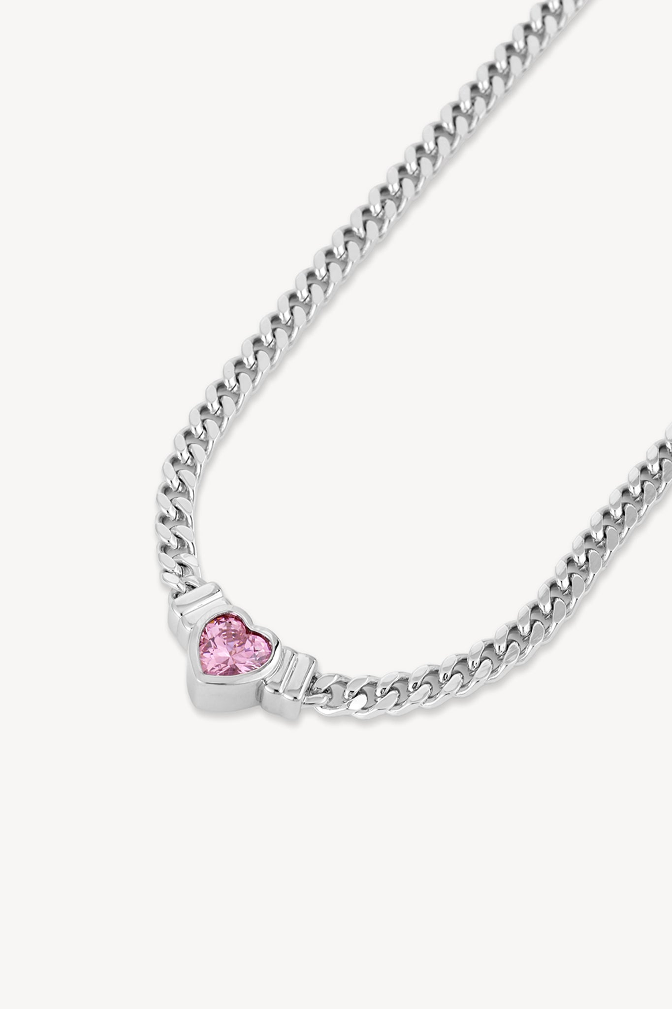 Blush Bold Necklace Silver