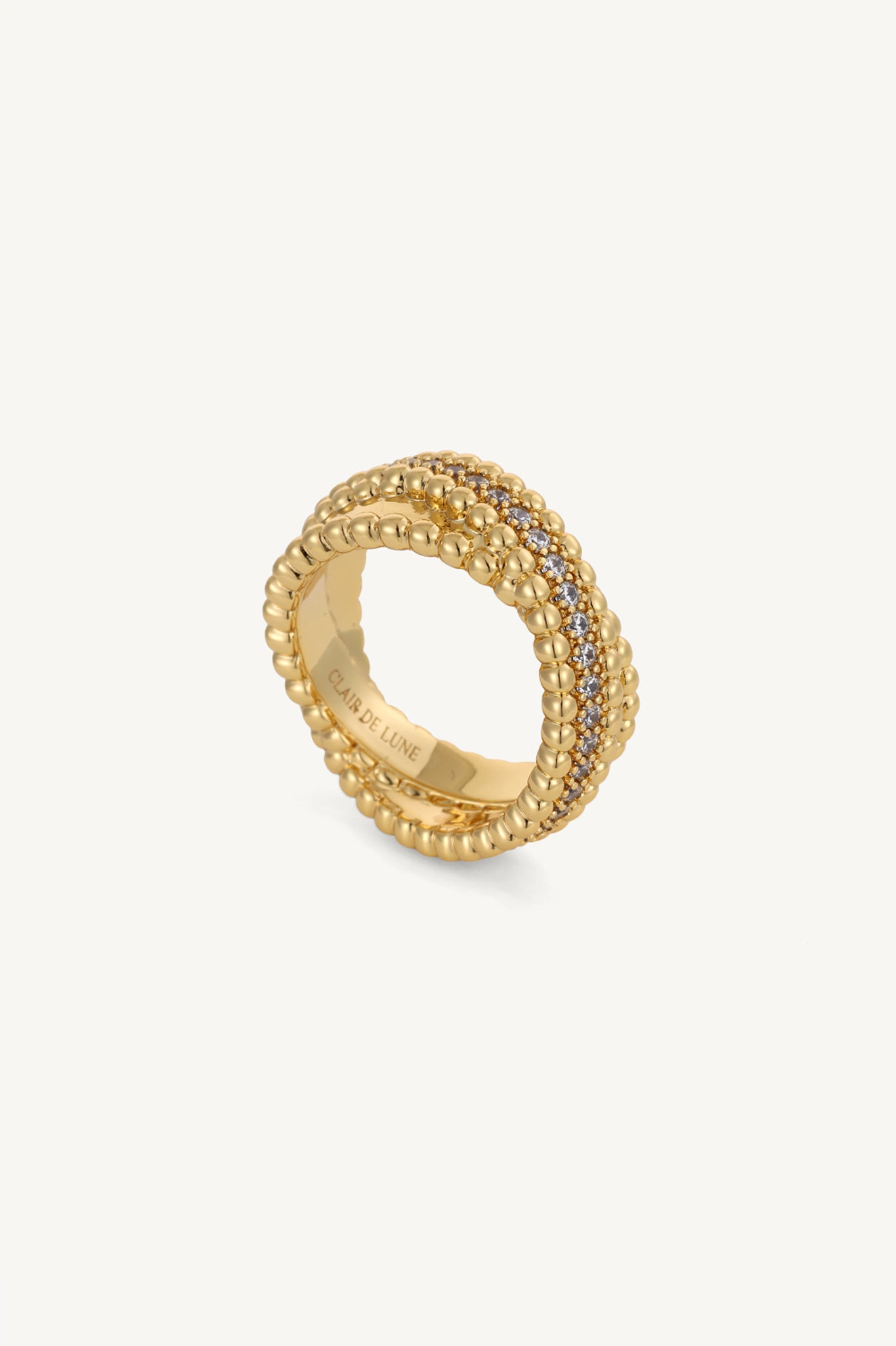 Orbit Stack Ring Gold