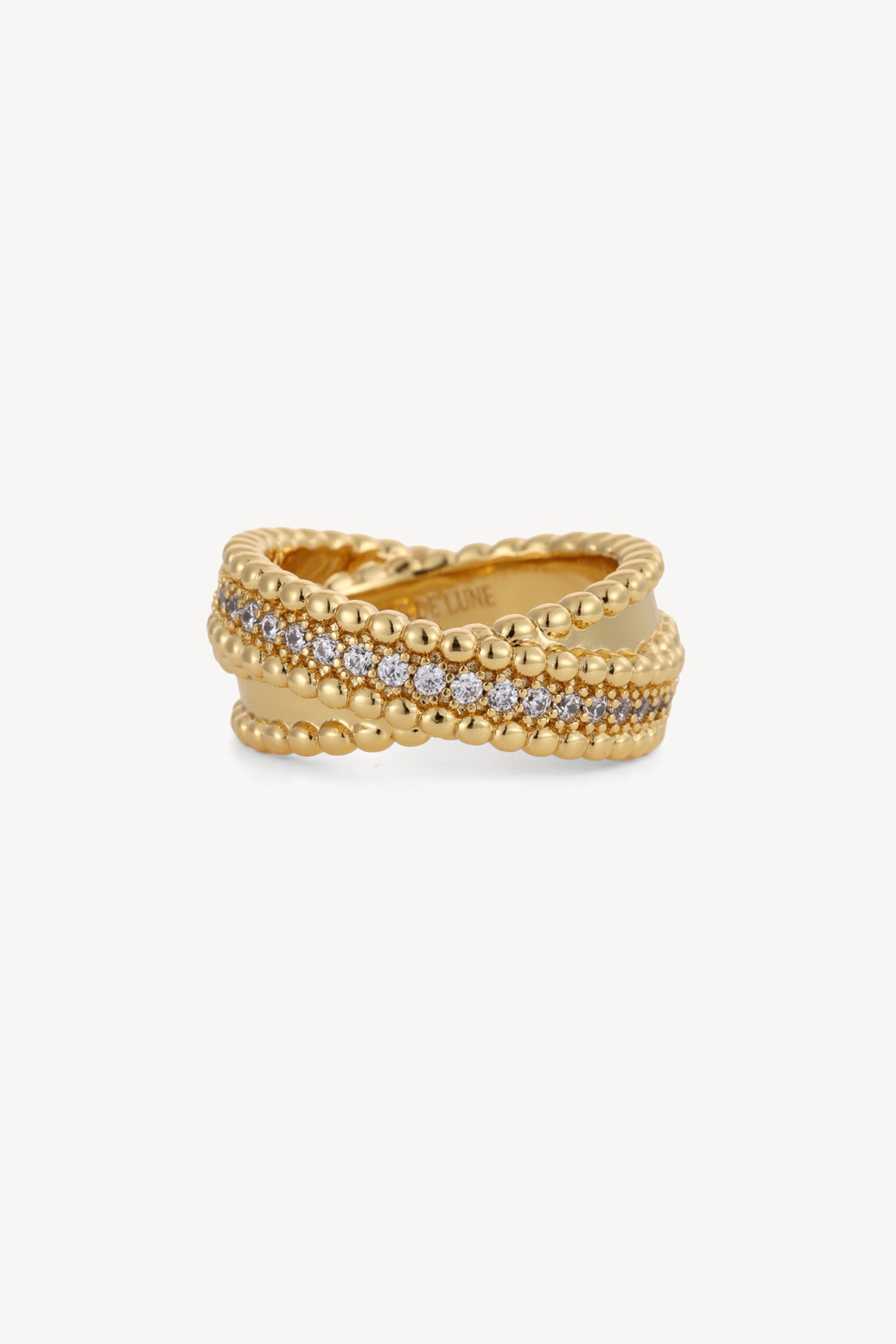 Orbit Stack Ring Gold