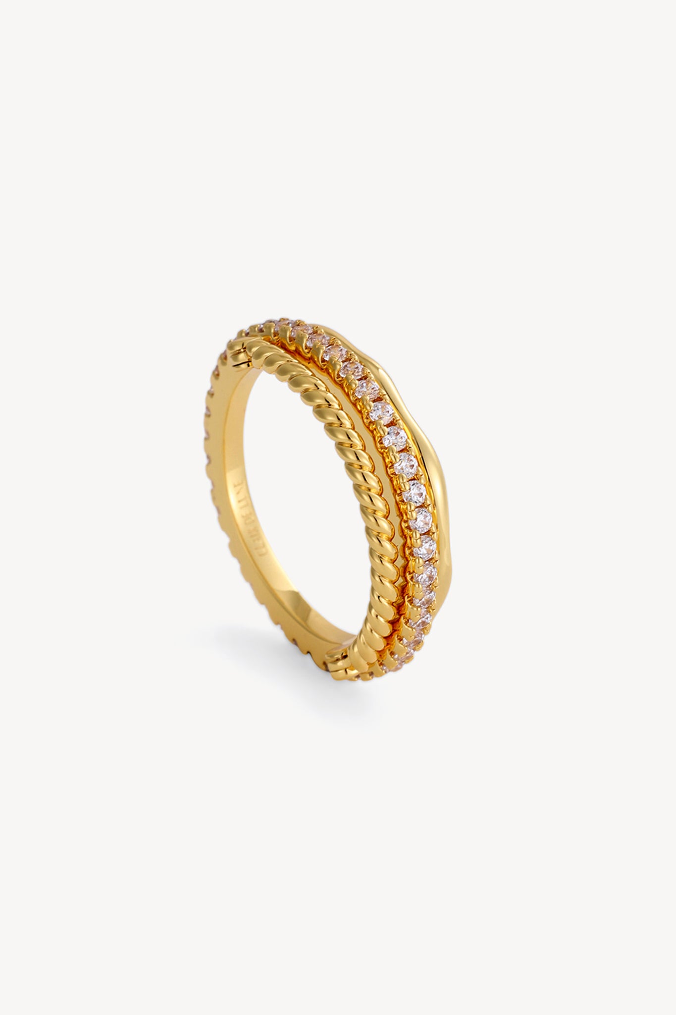 Horizon Band Ring Gold