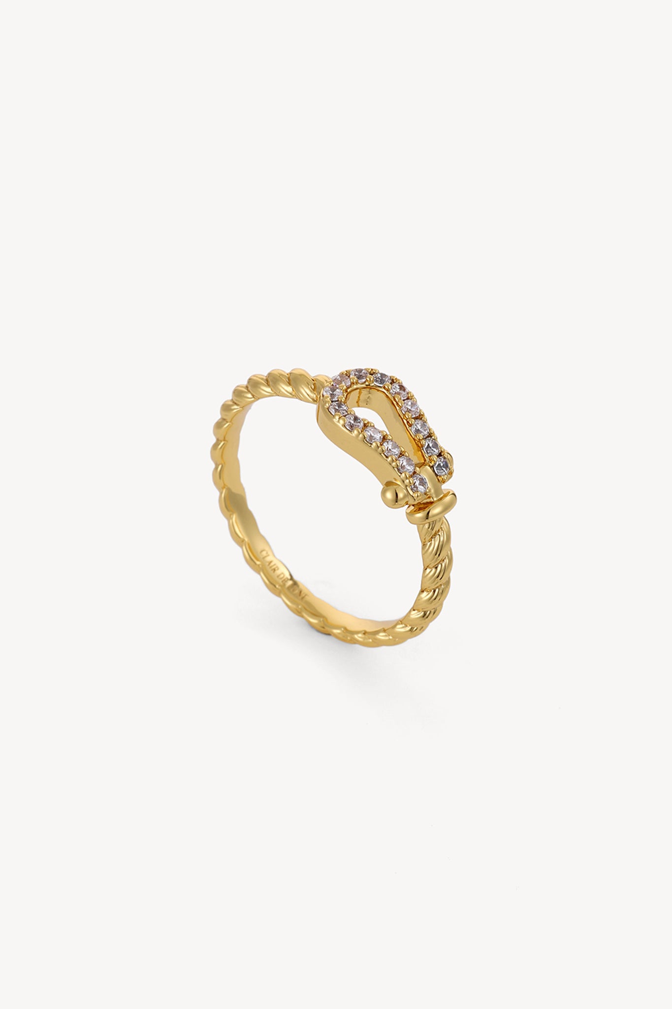 Horseshoe Ring Gold