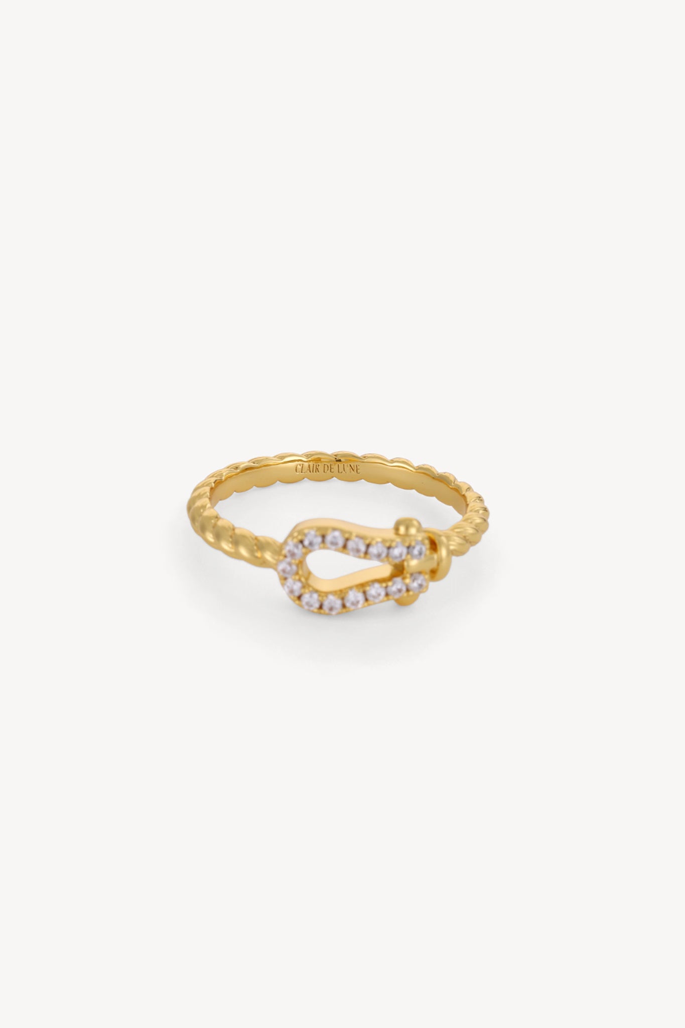 Horseshoe Ring Gold