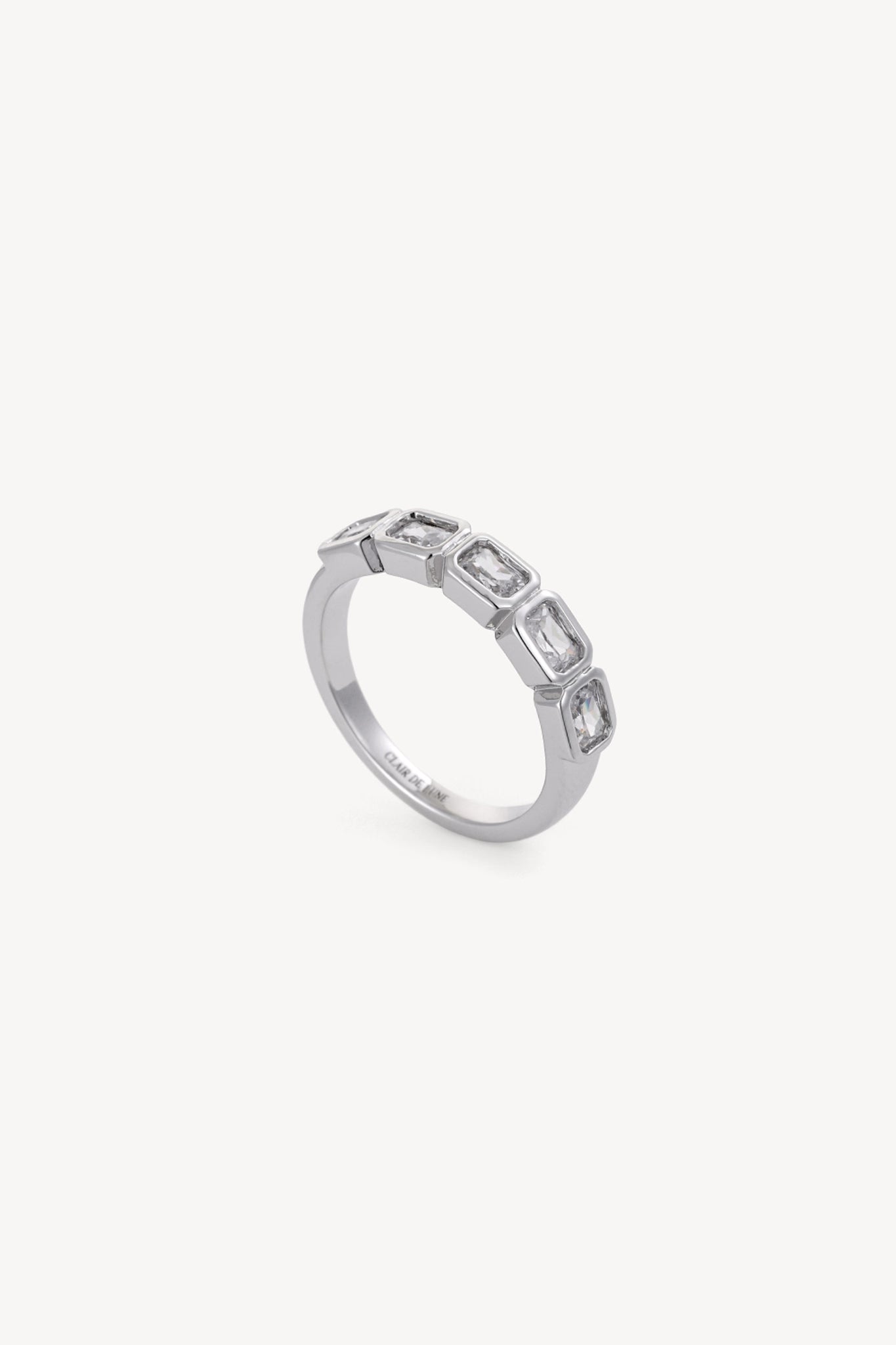 Glow Arc Ring Silver