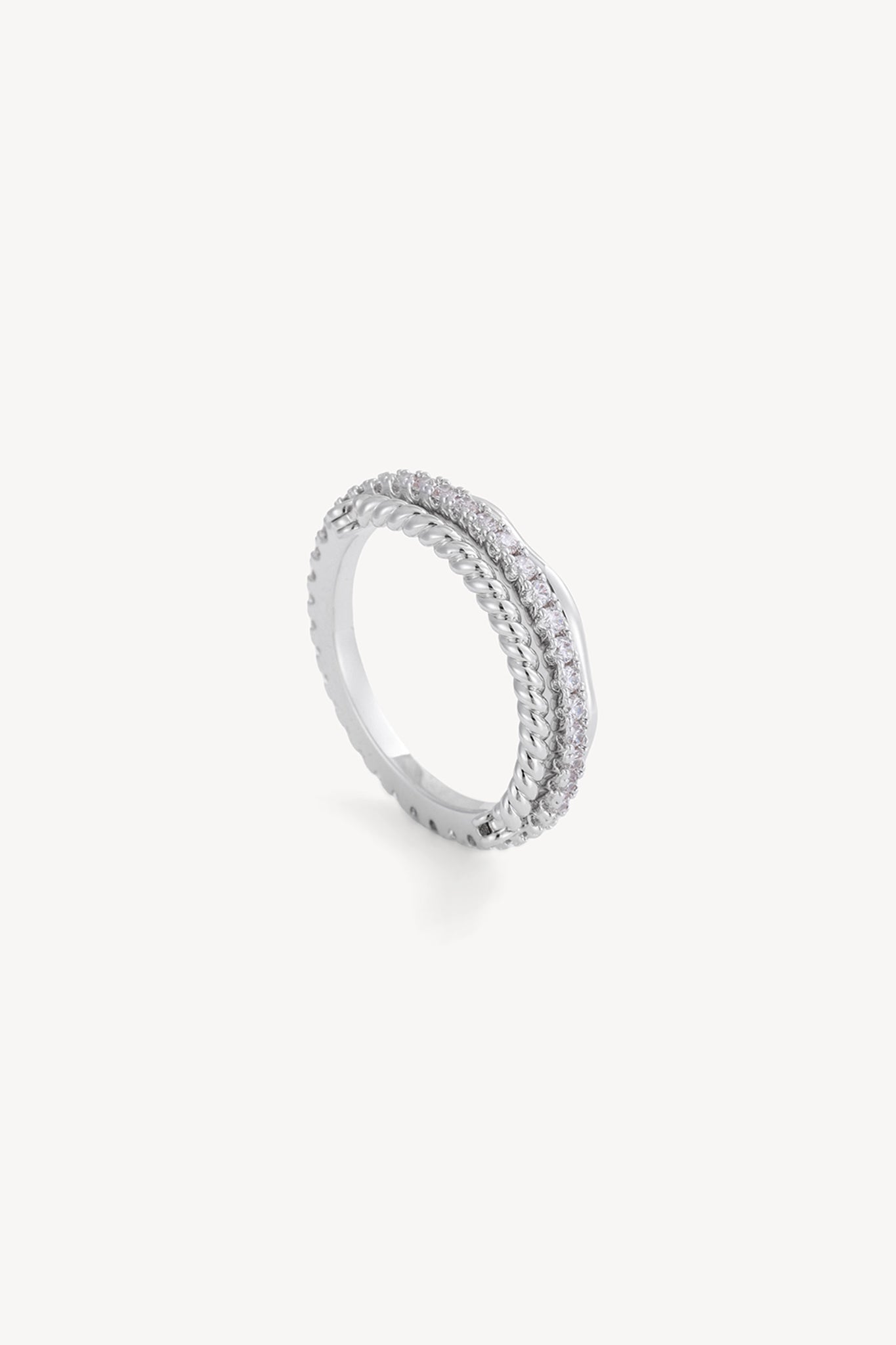 Horizon Band Ring Silver