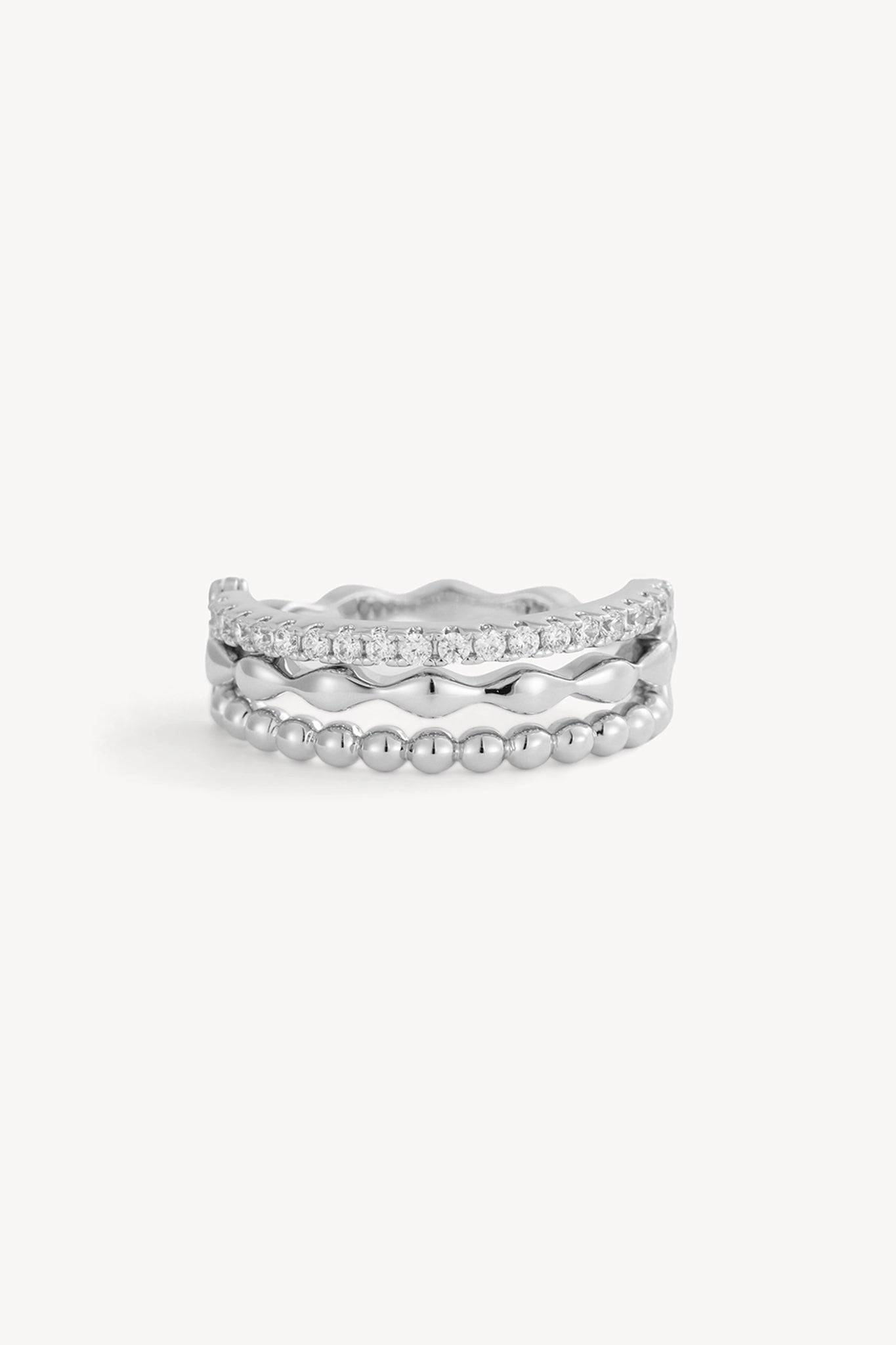 Tone Band Ring Silver